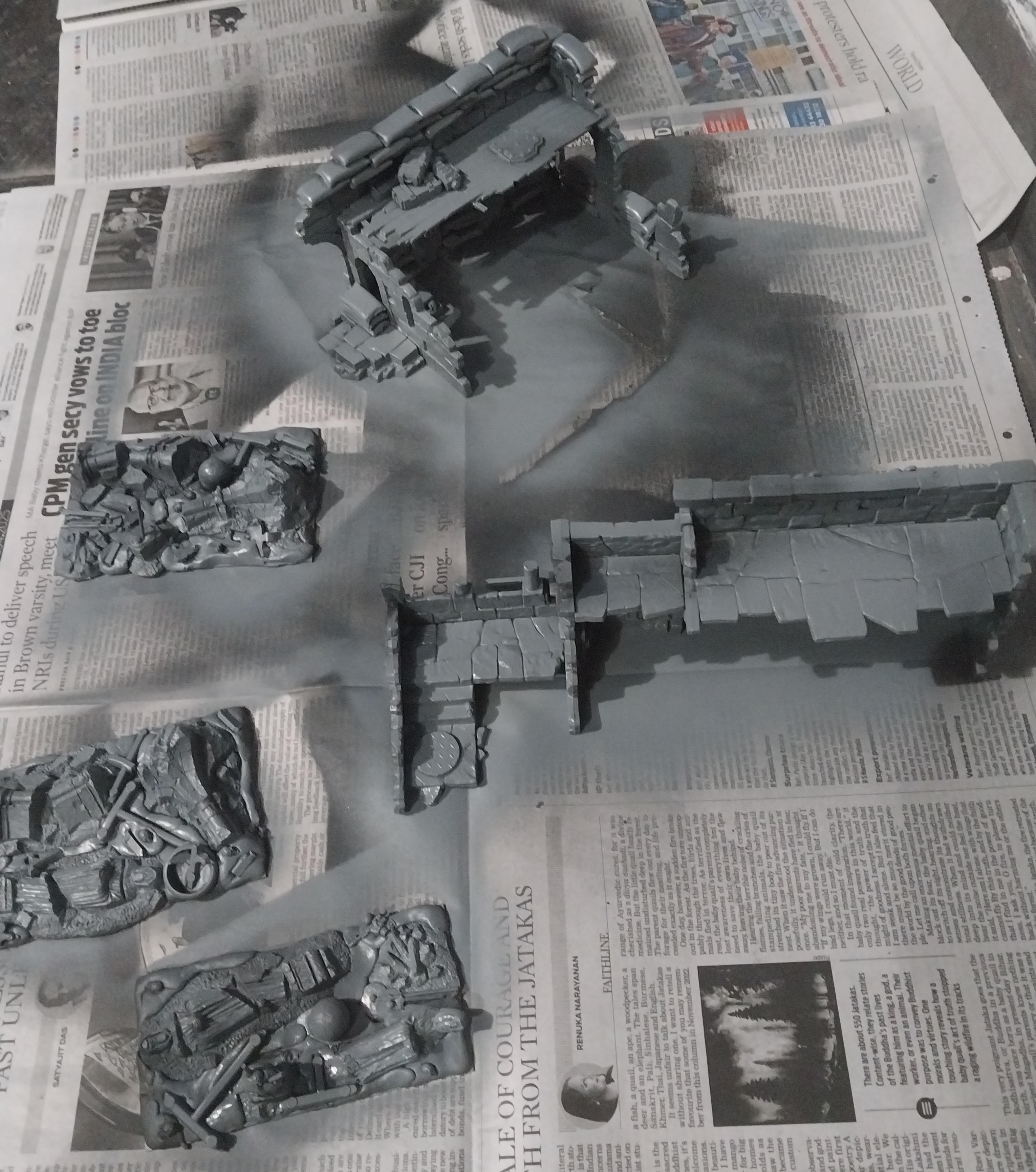 Lord Of The Rings, Ruins, Terrain, Warhammer 40,000, Work In Progress