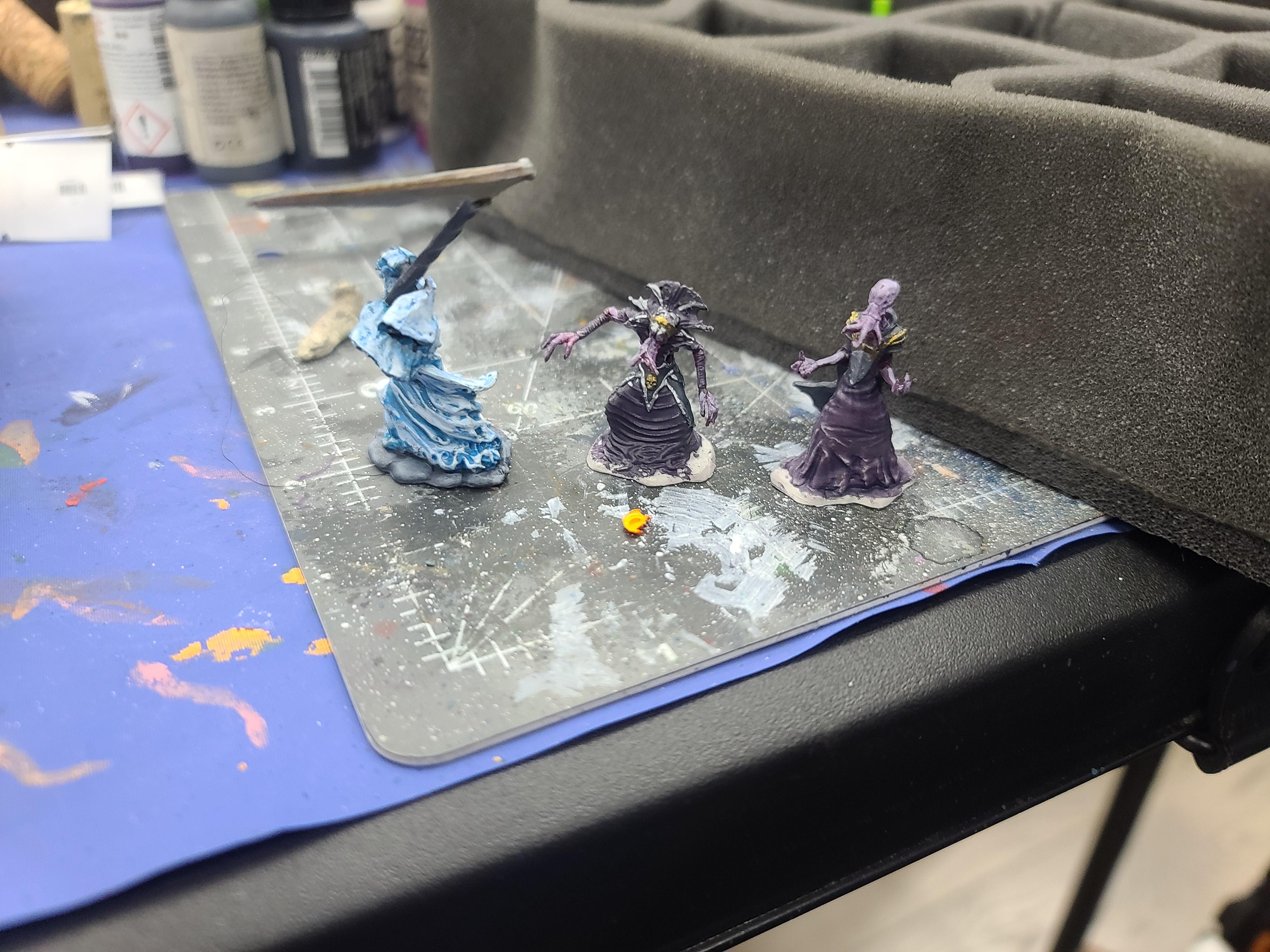 Bones, Deep Cuts Minis, Dungeons And Dragons, Illithid, Mind Flayer, Pvc, Reaper Minis, Wraith