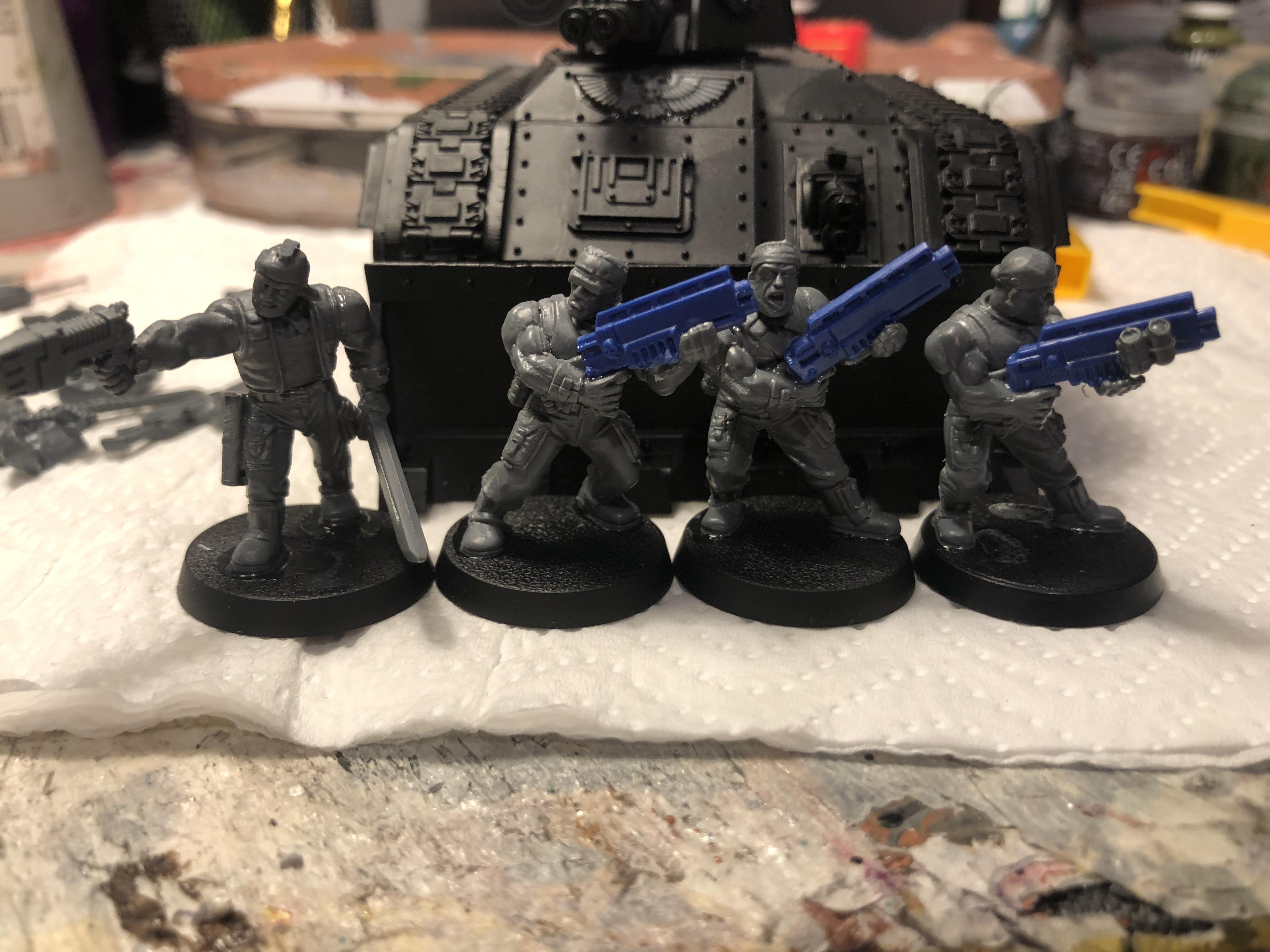 Catachan, Conversion, Death Korps of Krieg, Engineers, Kitbash, Shotguns