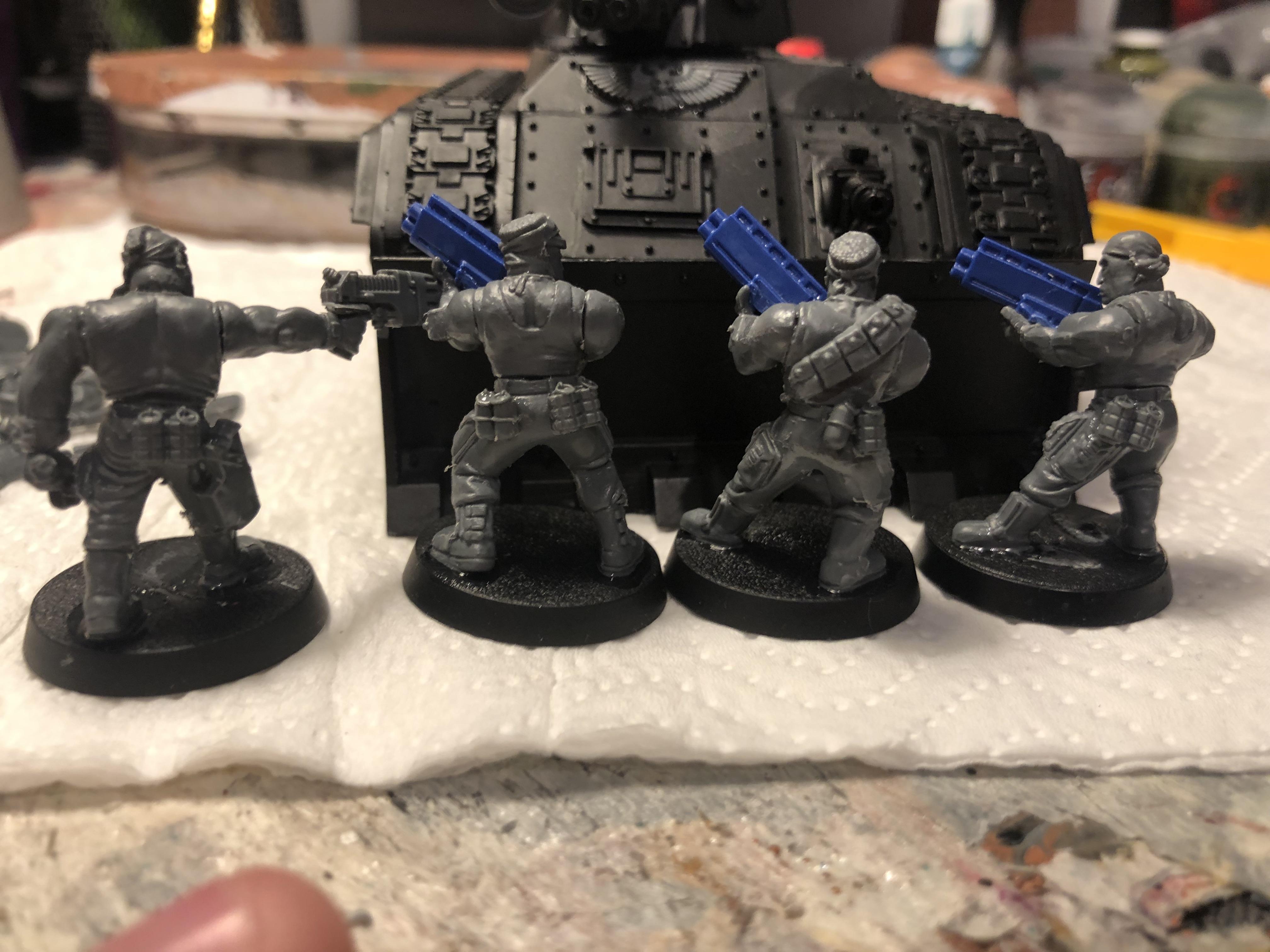 Catachan, Conversion, Death Korps of Krieg, Engineers, Kitbash, Shotguns