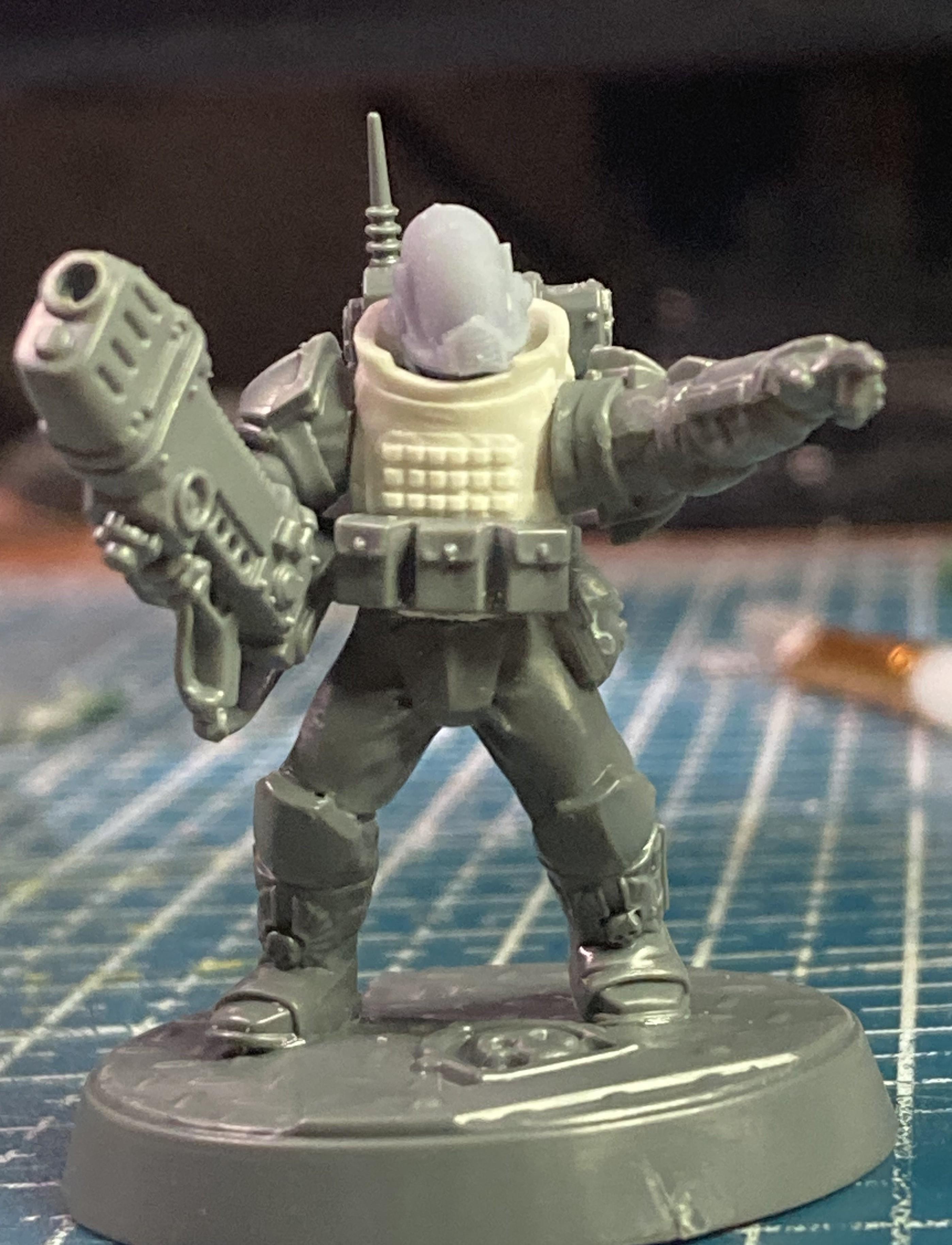 Conversion, Imperial Guard, Lucifer Black, Storm Troopers, Tempestus Scion