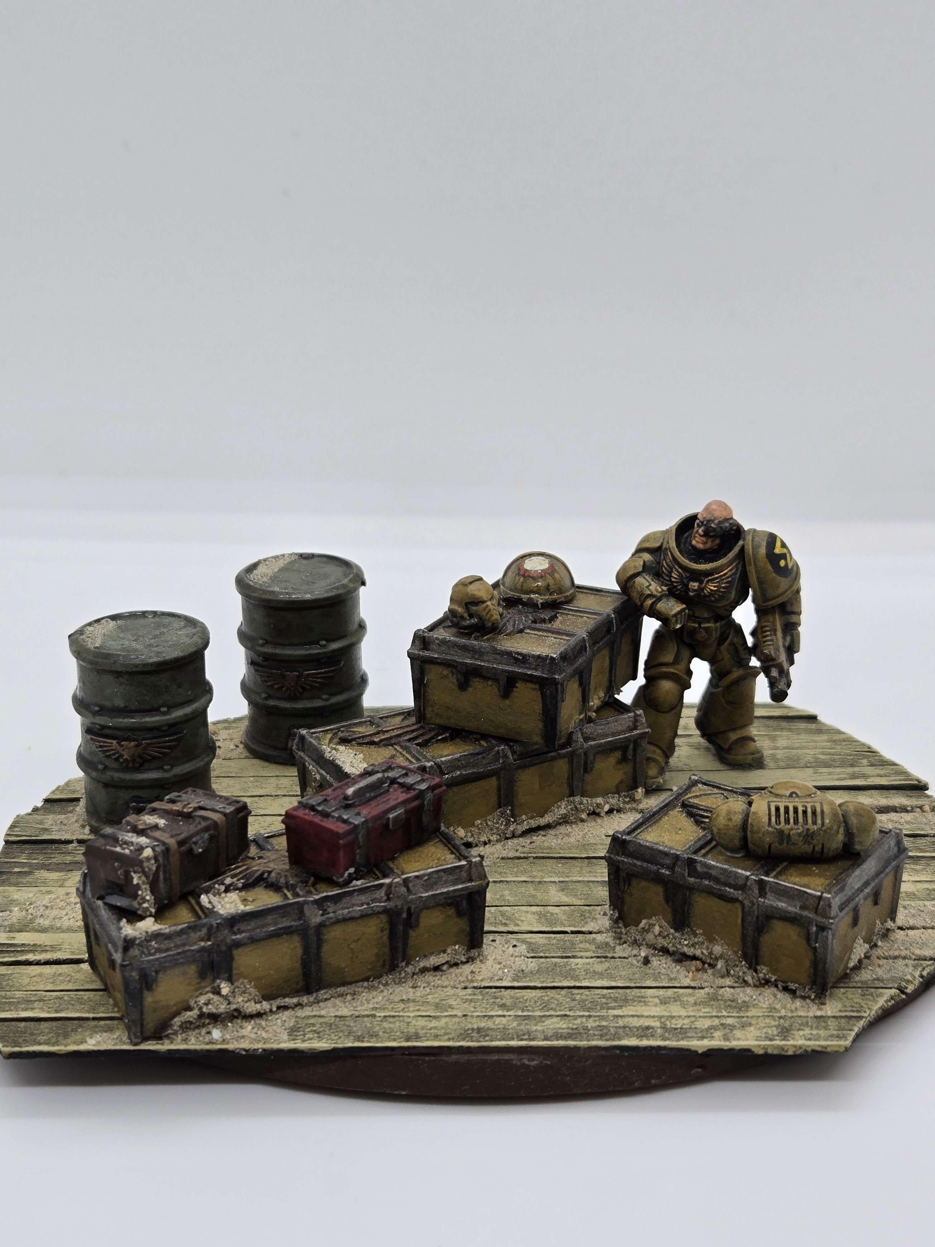 Custum Chapter, Diorama, Space Marines
