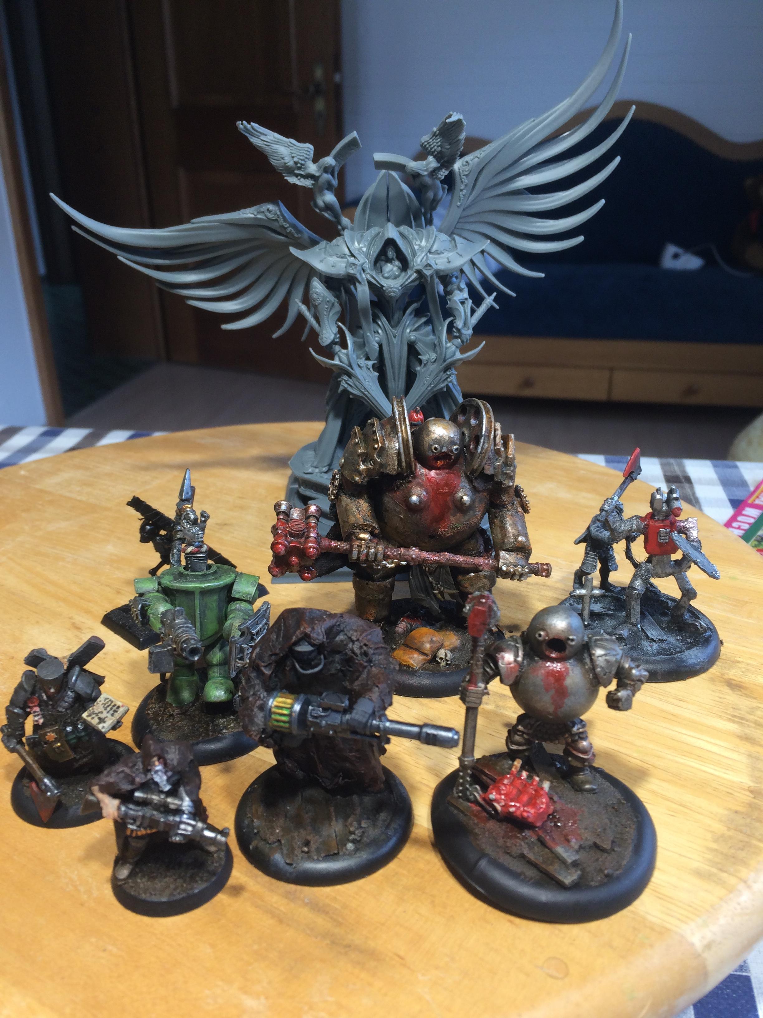 Church, Conversion, Cross, Crusade, Holy, Leutnant, Mutant Chronicles, Priest, Trench, Warmachine, Warzone