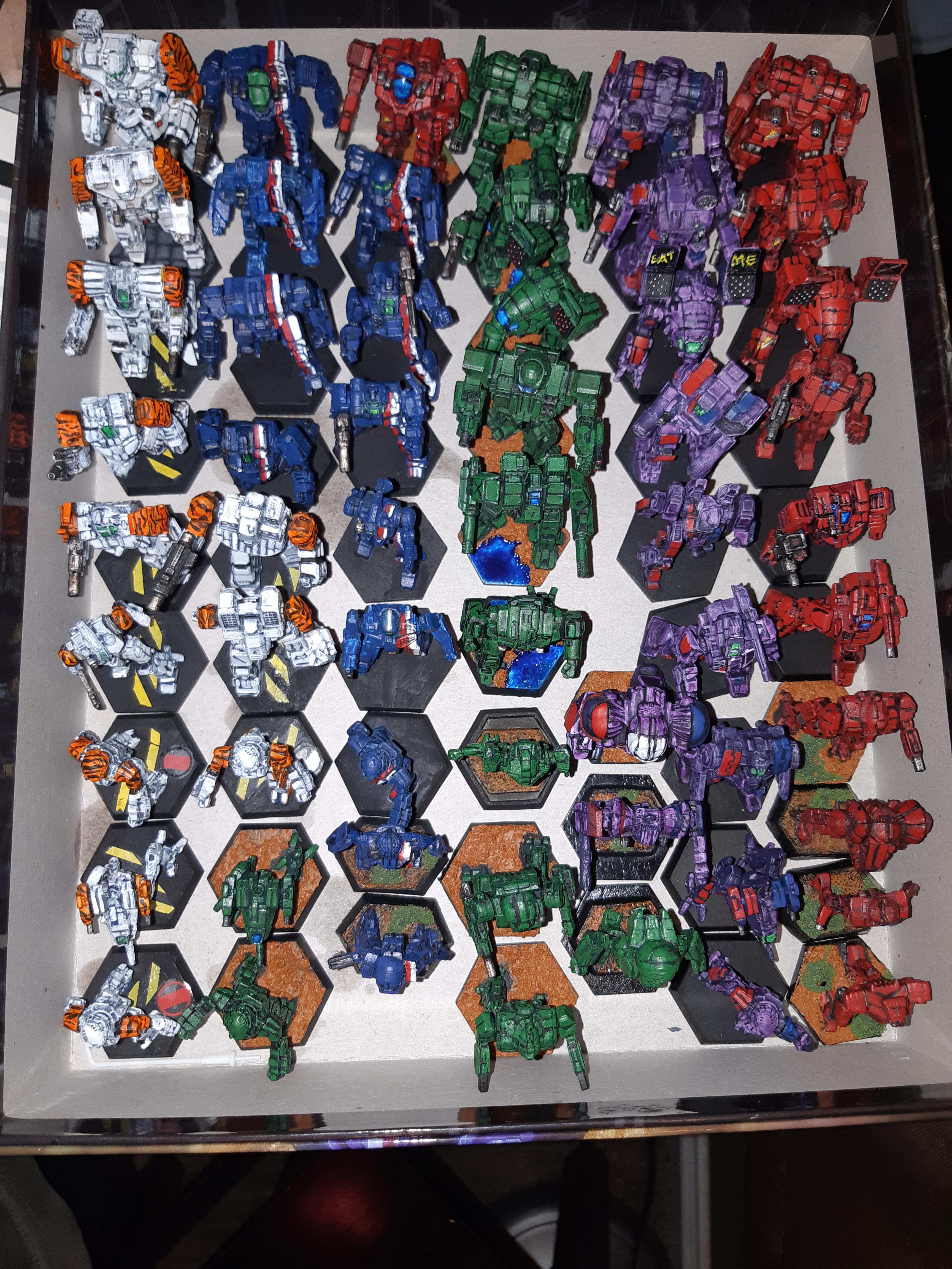 Water features added to several House Liao mechs