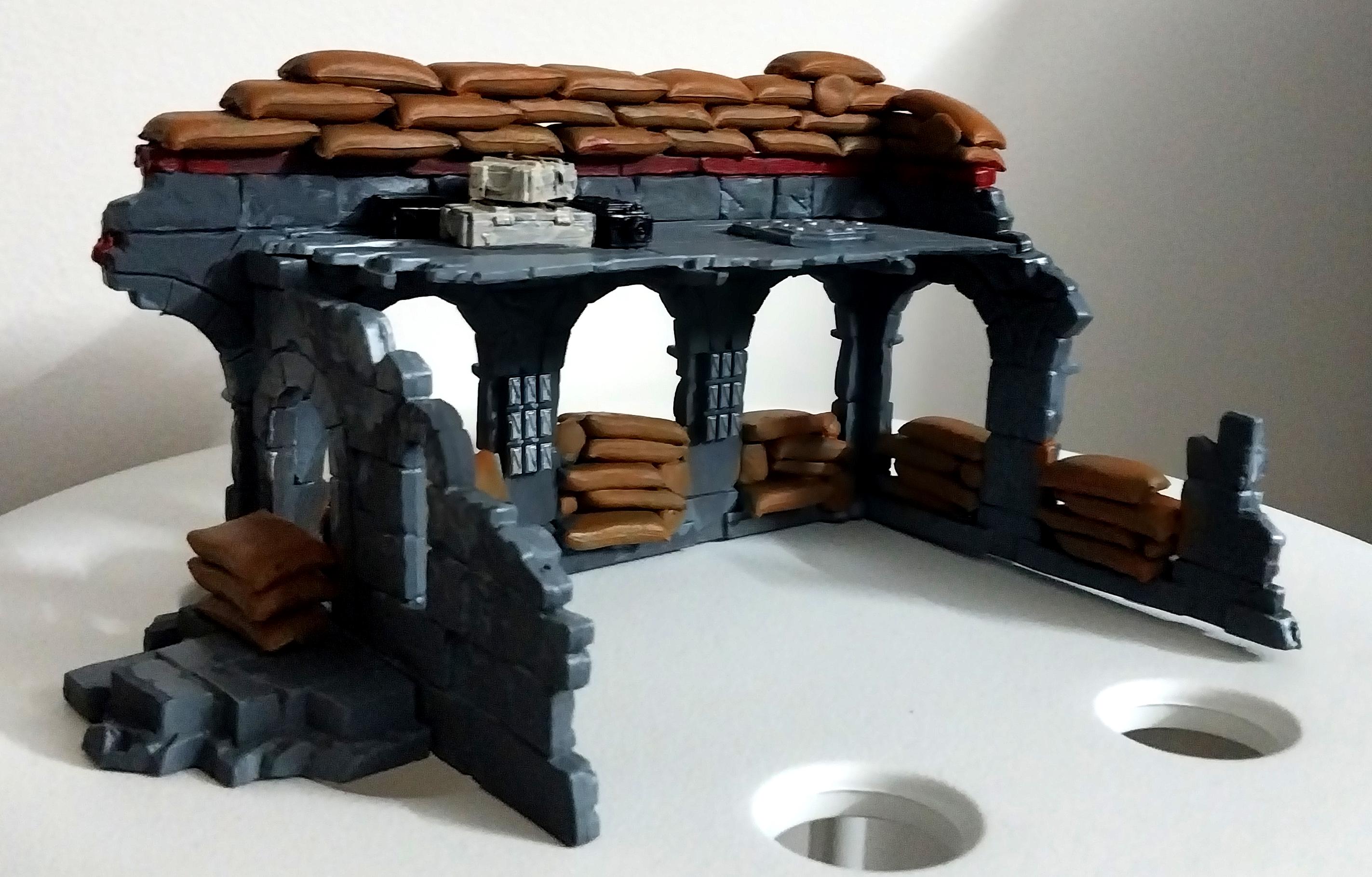 Lord Of The Rings, Ruins, Sandbags, Temple, Terrain, Warhammer 40,000