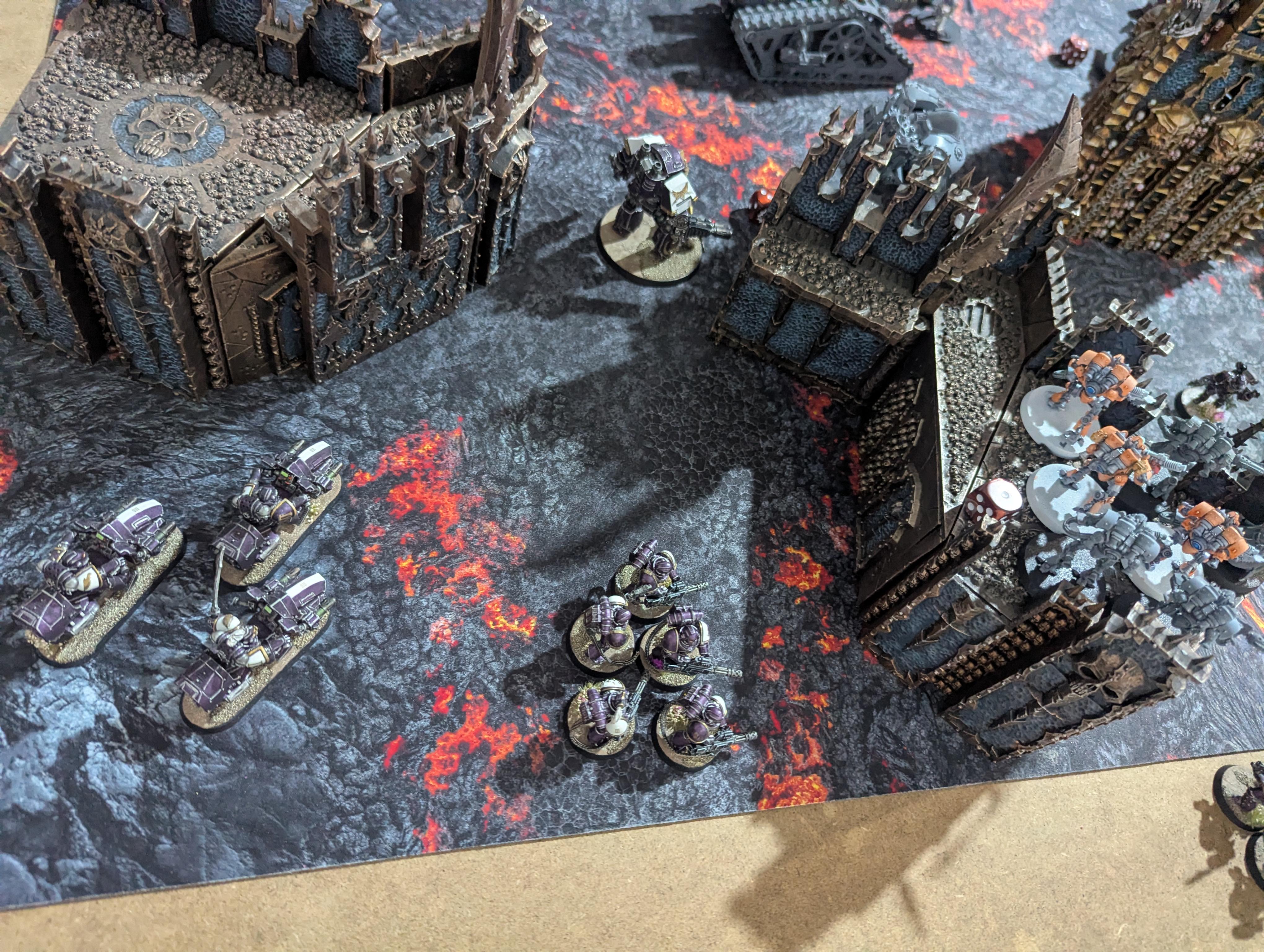 Battle Report, Chaos, Emperor's Children, Fortress, Horus Heresy, Terrain