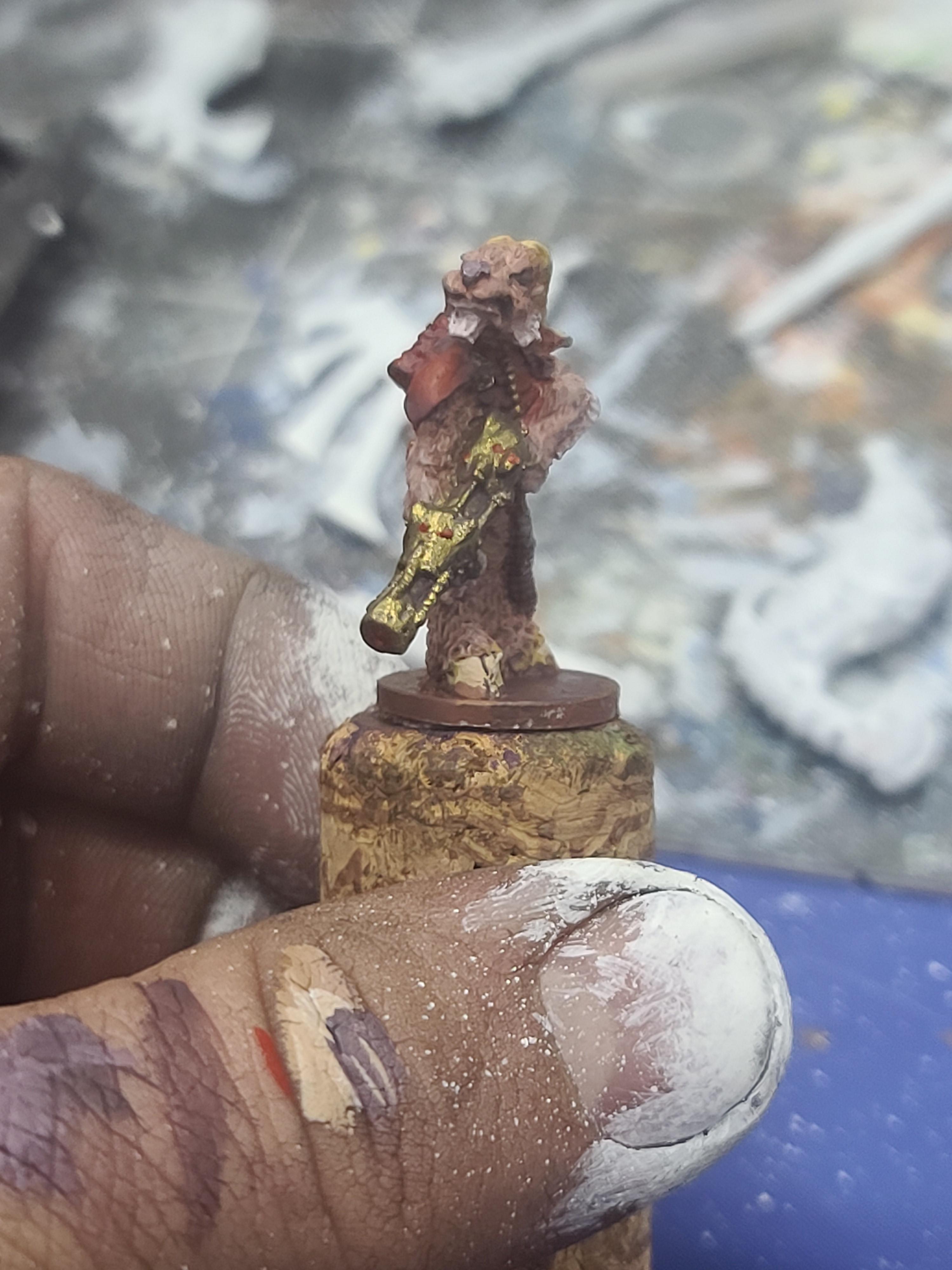 Goat Man, Sci Fi, Unknown Caster, Unknown Sculptor, Warriors