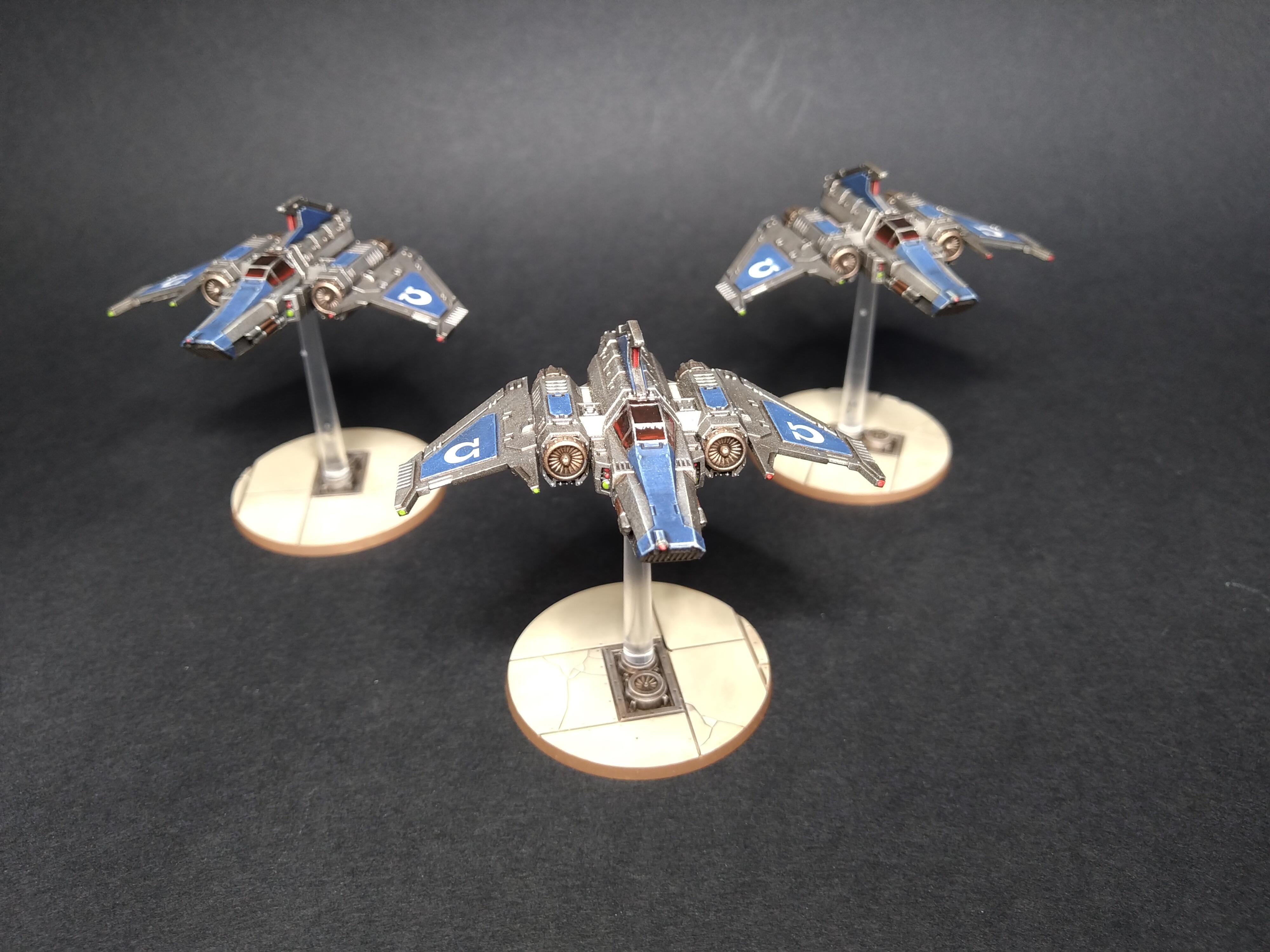Legions Imperialis, Silver, Ultramarines, Xiphon Interceptor