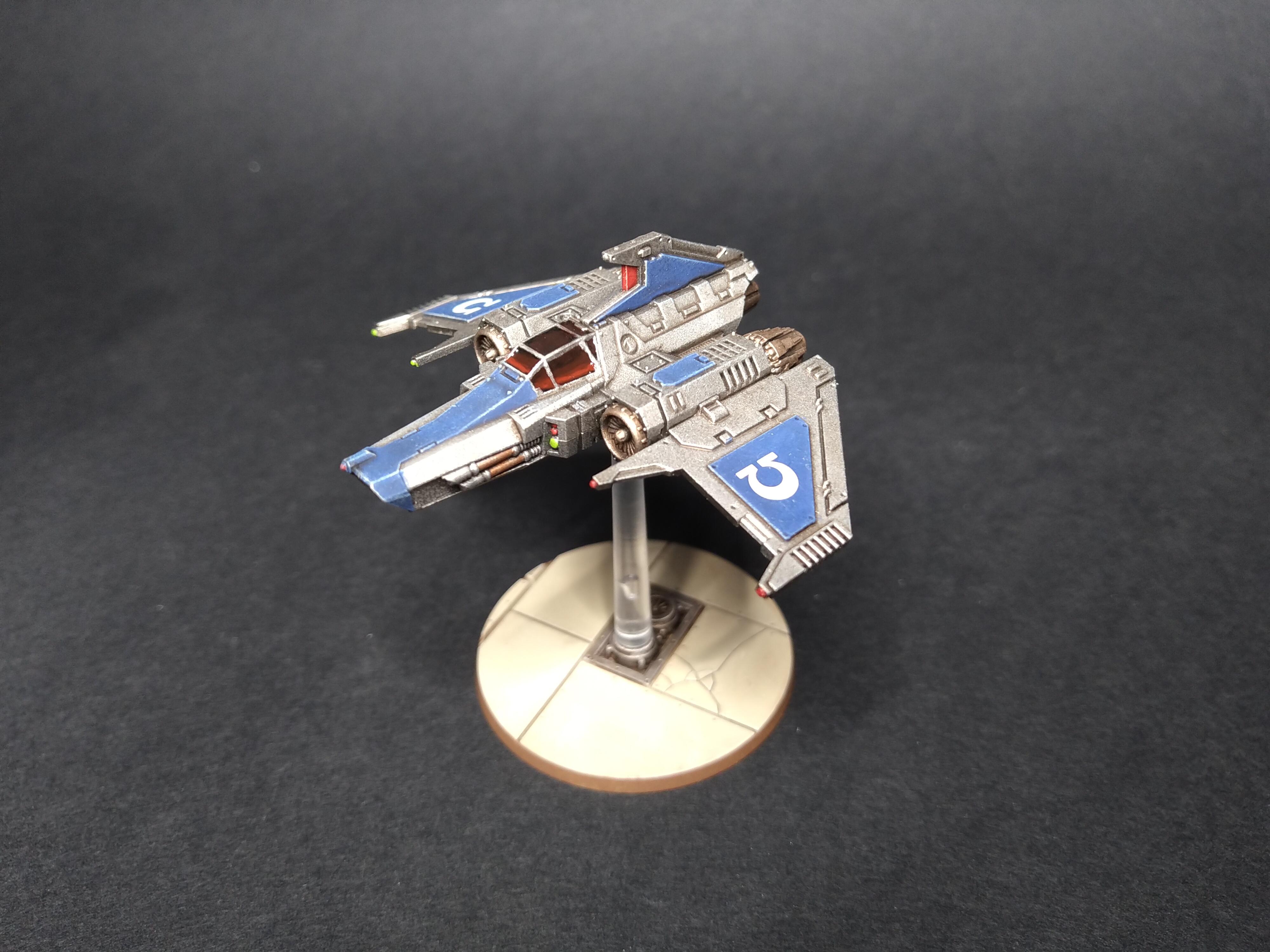 Legions Imperialis, Silver, Ultramarines, Xiphon Interceptor