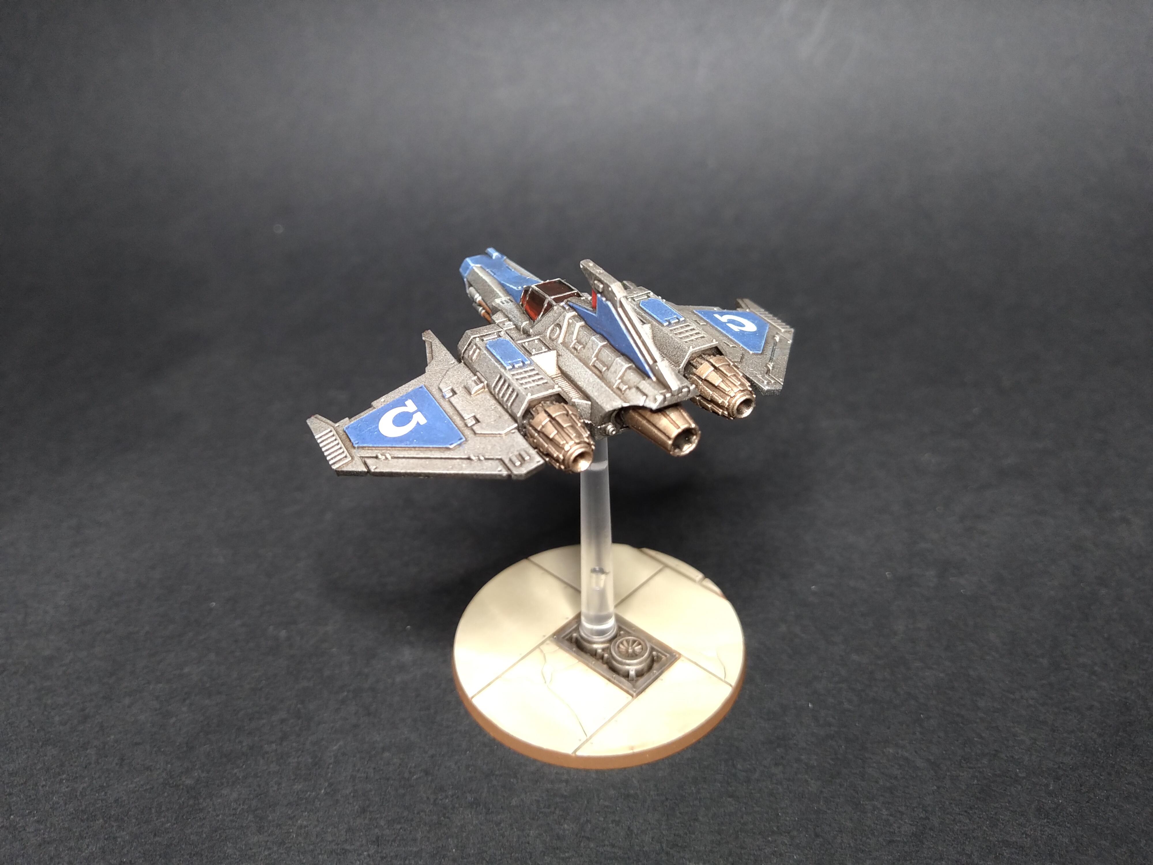 Legions Imperialis, Silver, Ultramarines, Xiphon Interceptor