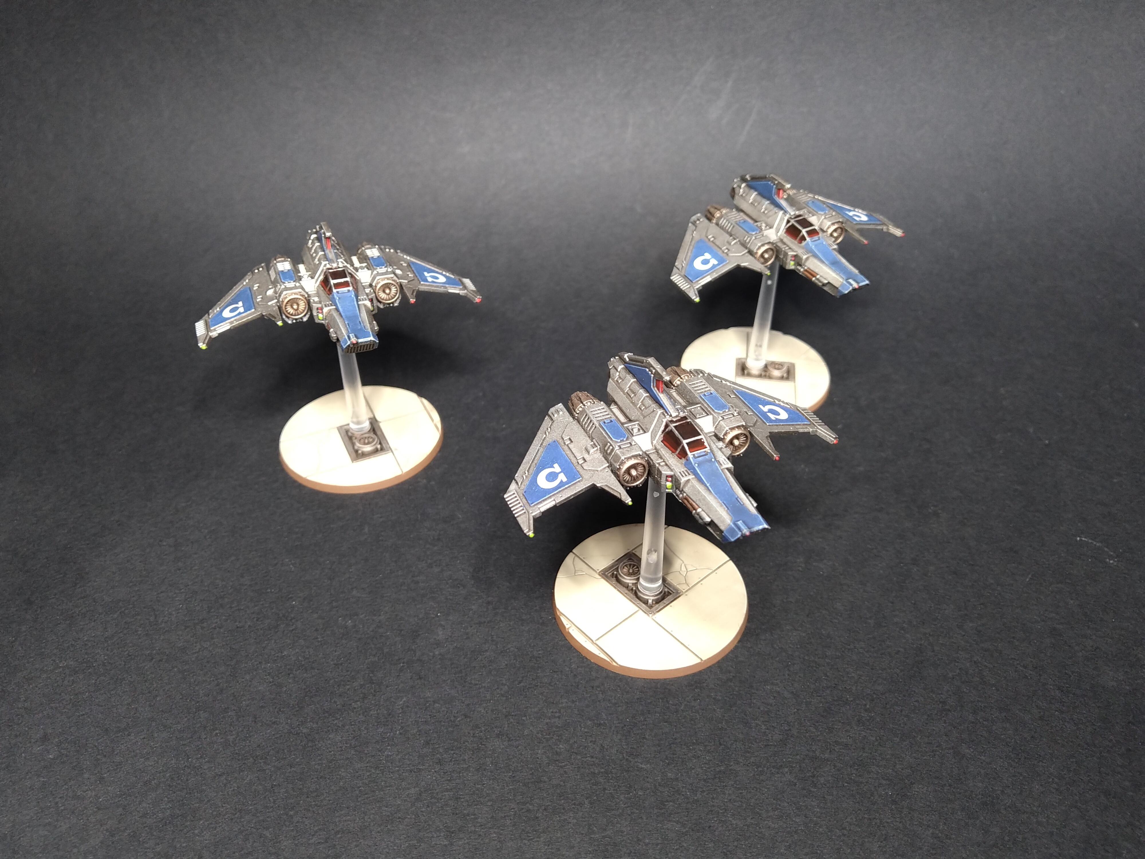 Legions Imperialis, Silver, Ultramarines, Xiphon Interceptor