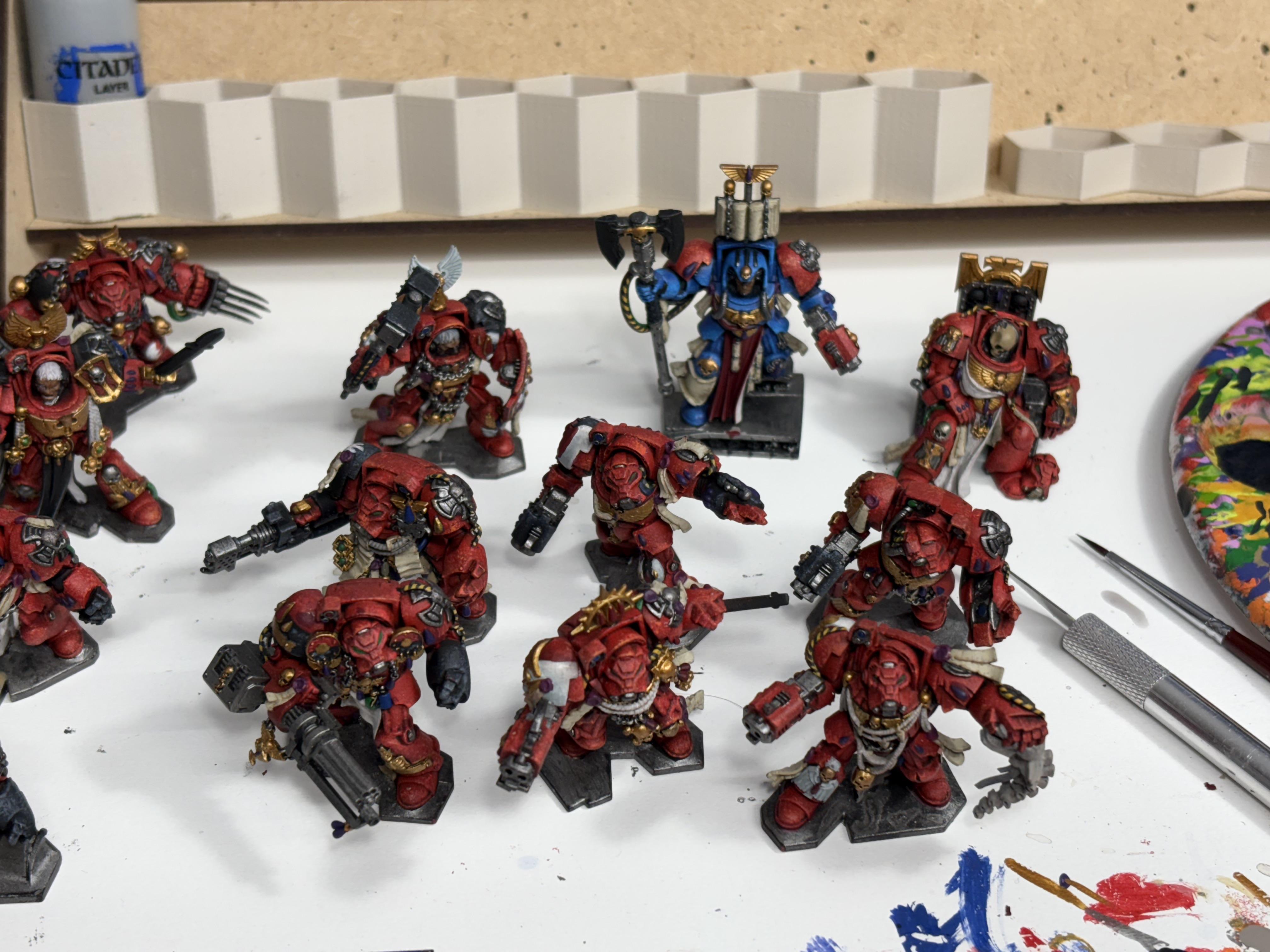 Blood Angels Wip, Space Hulk, Space Marines, Terminator Armor, Warhammer 40,000