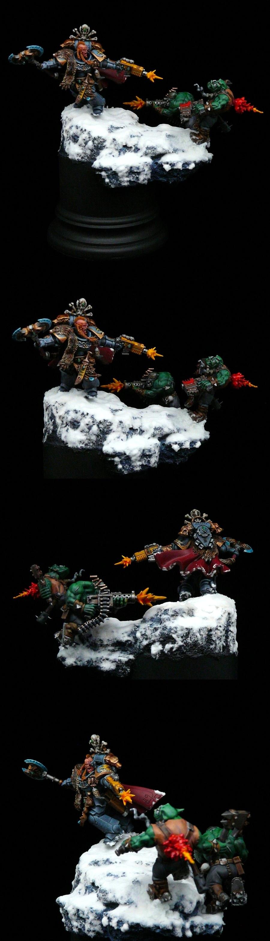 Adeptus Astartes, Krom Dragongaze, Primaris, Space Marines, Space Wolves, Vlka Fenryka, Wolf Lord