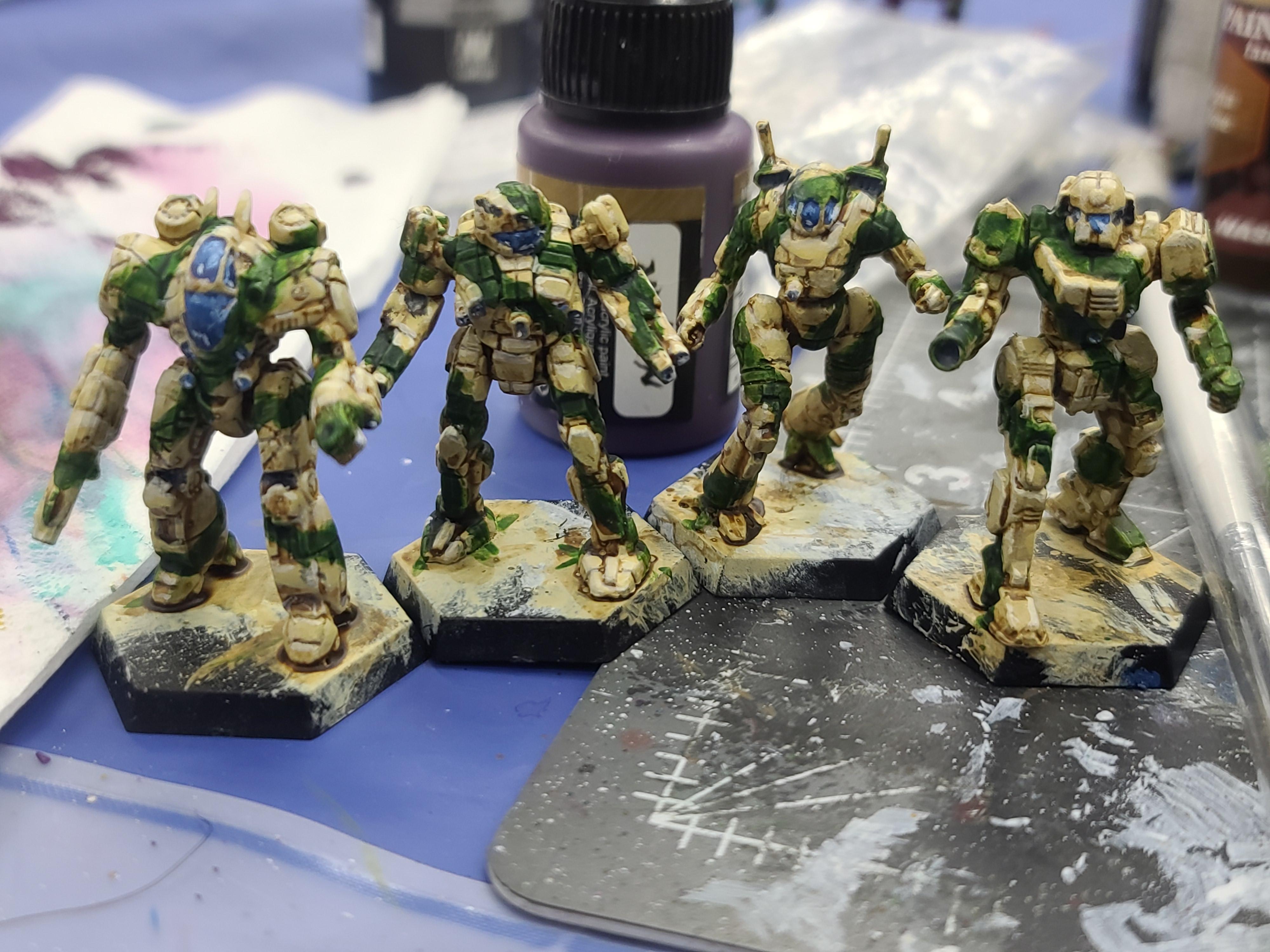 Battletech, Camouflage, Catalyst Game Labs, Chameleon, Clint, Firestarter, Mech, Ostscout, Scrub Camo