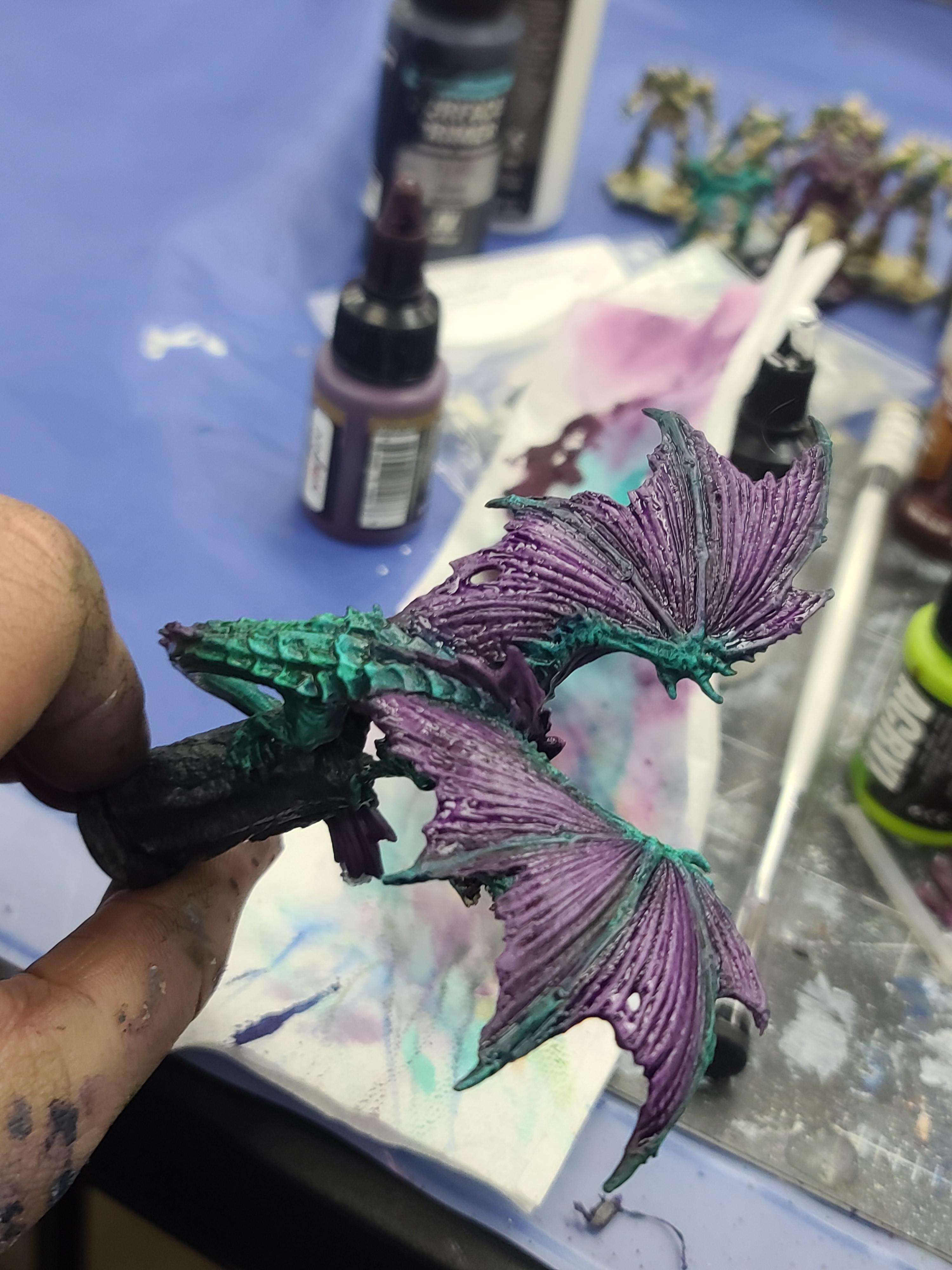Base Drybrush Wash, Bones, Dragon, Reaper Miniatures