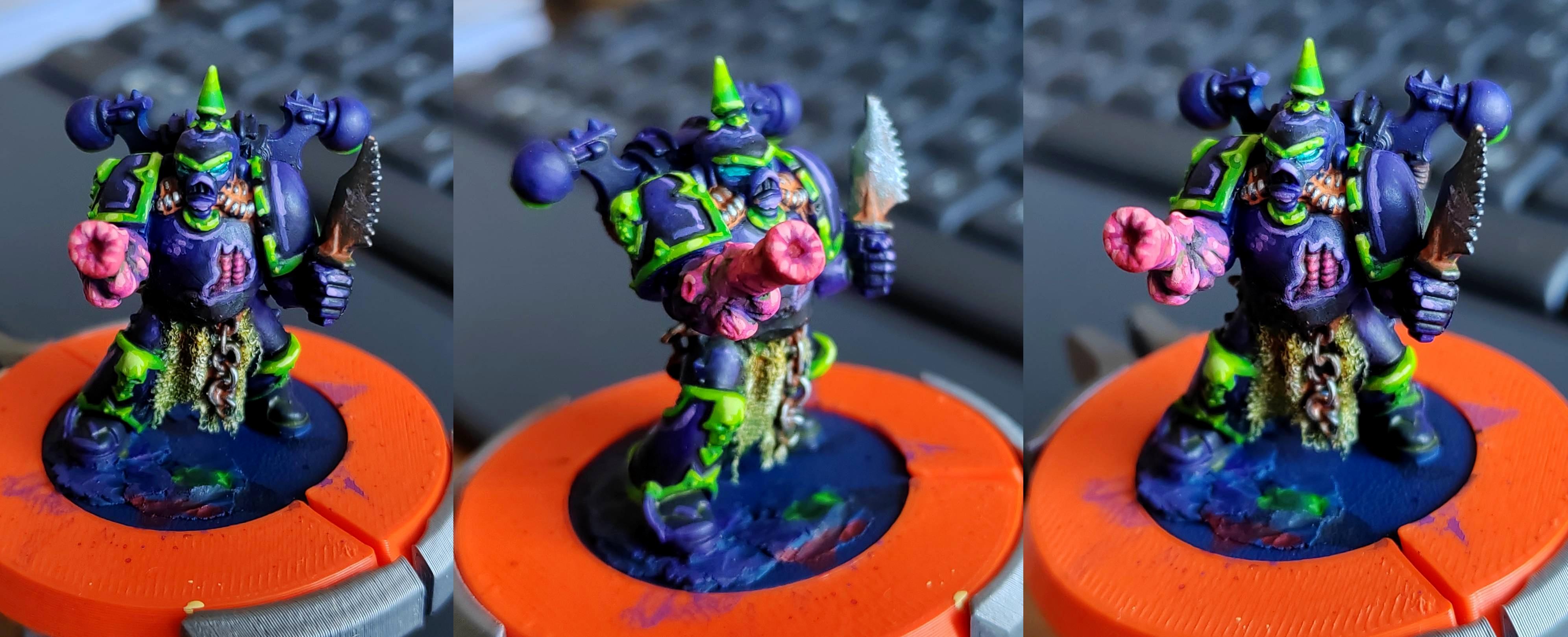 Conversion, Nurgle, Oldhammer, Plague Marines, Plastic