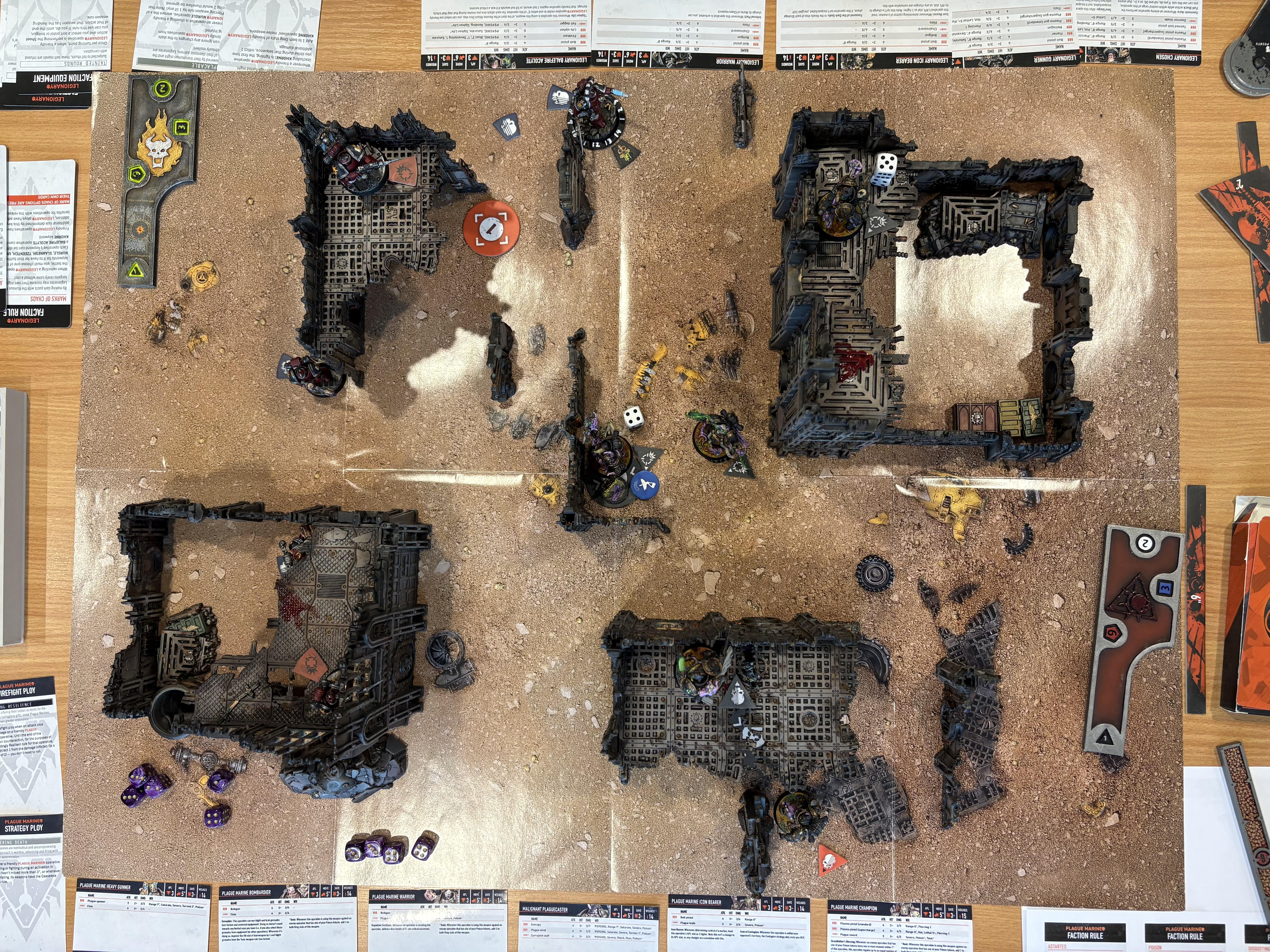 Kill Team, Legionaries, Plague Marines, Space Marines, Volkus, Warhammer 40,000, Word Bearers