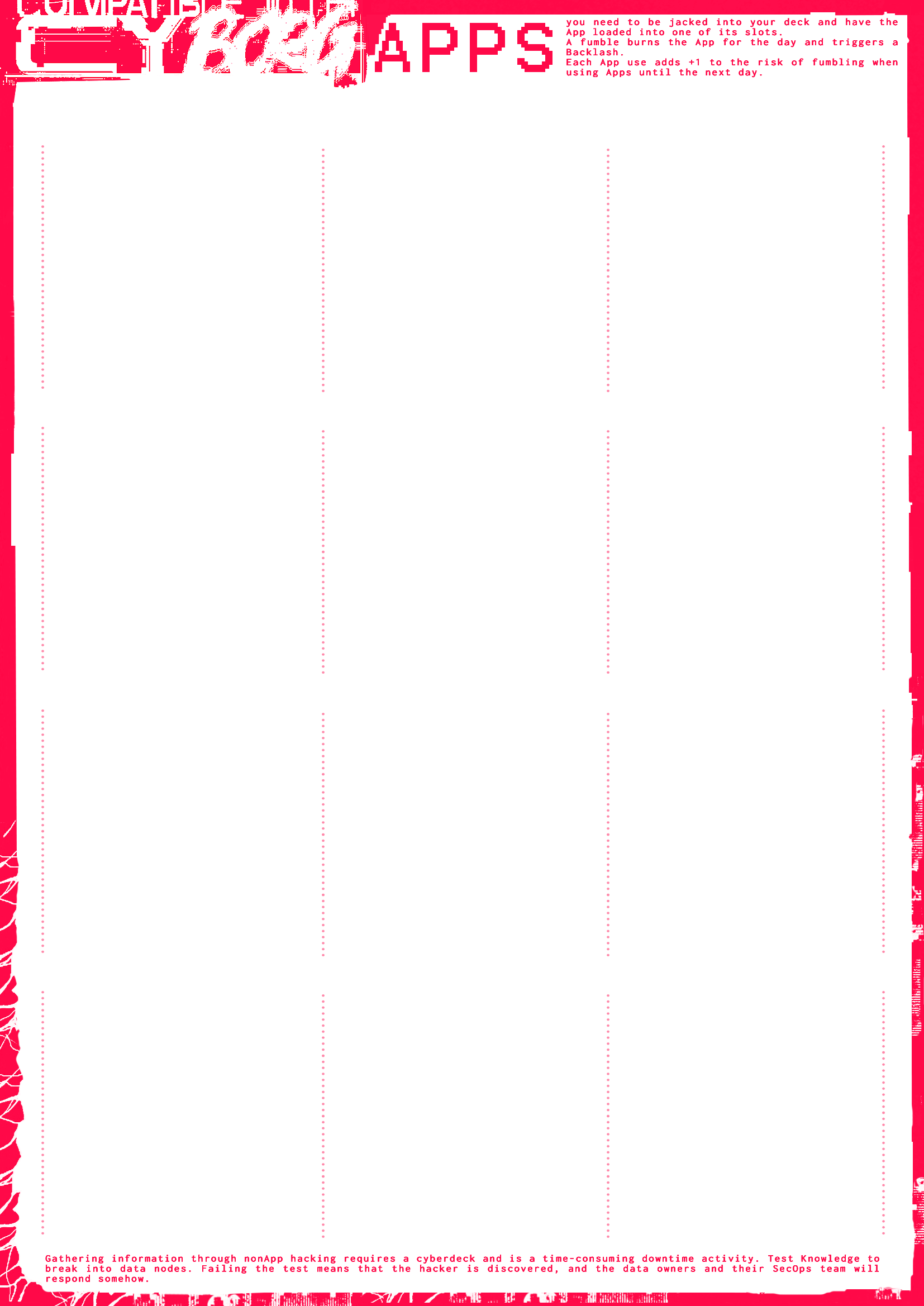 Cy_borg Ttrpg, Cy_Borg TTRPG
