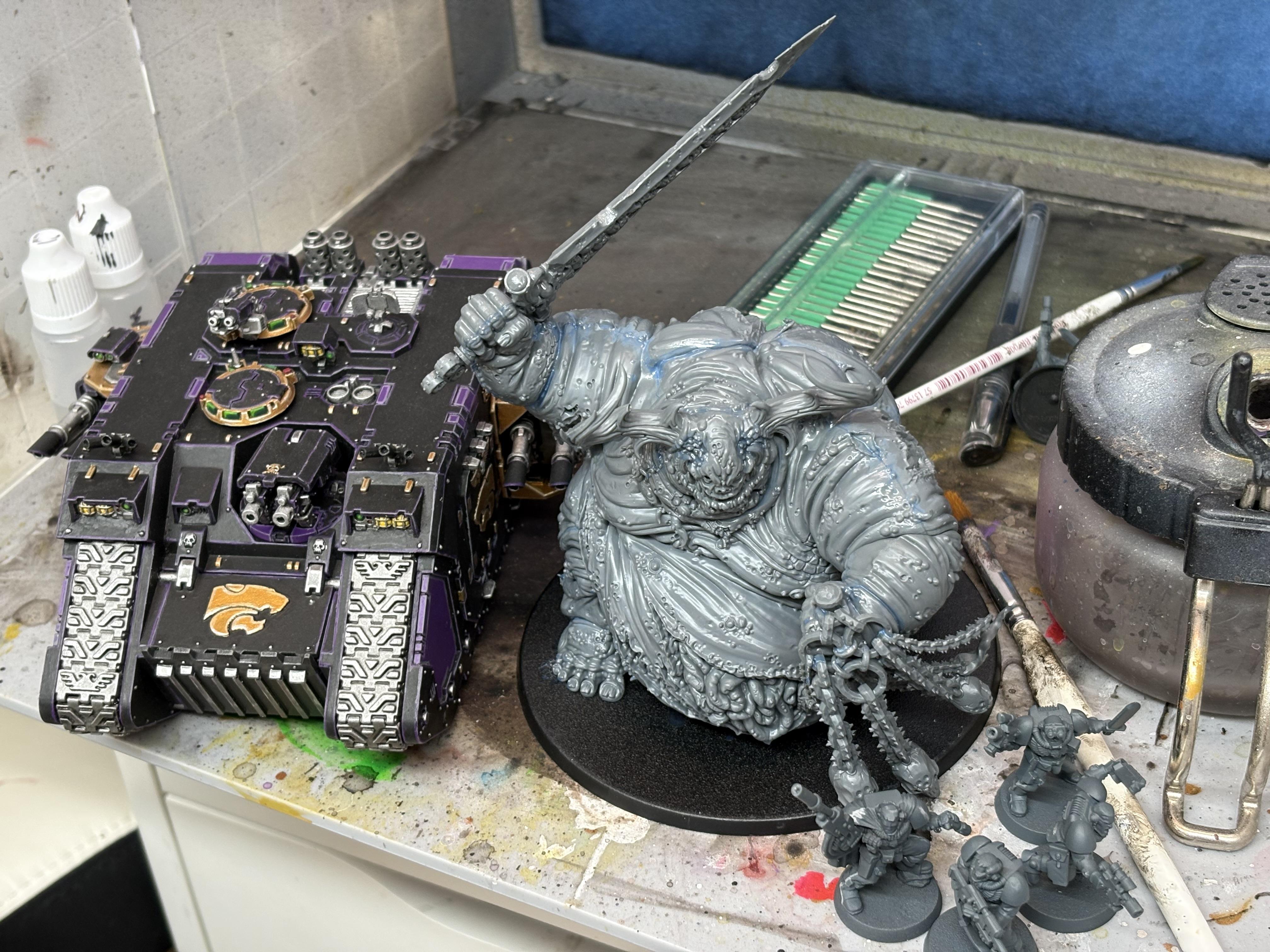 Age Of Sigmar, Death Guard, Great Unclean One, Land Raider, Nurgle, Scouts, Void Panthers, Warhammer 40,000, Warhammer Fantasy