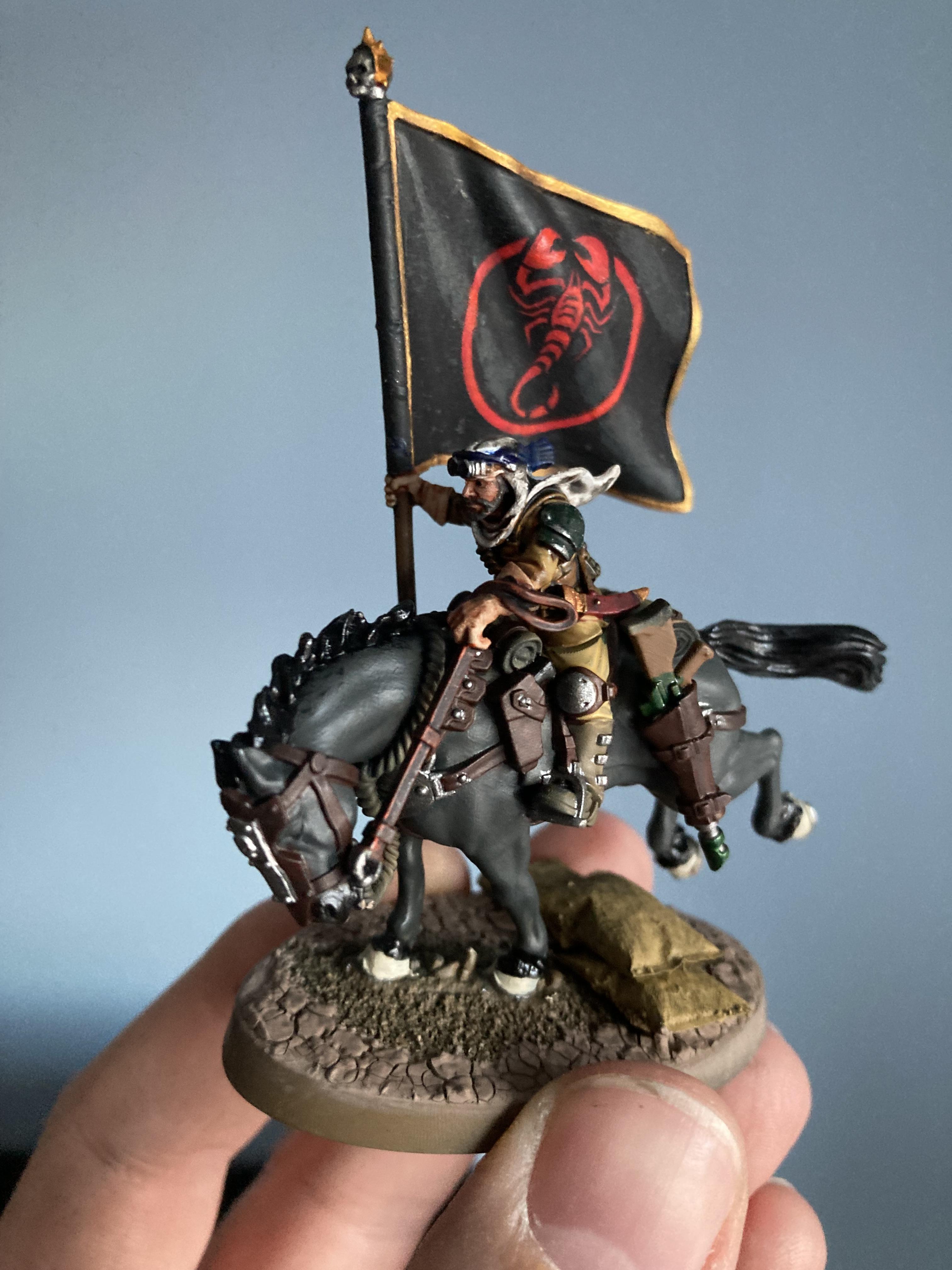 Desert Scorpions, Imperial Guard, Rough Riders, Victoria Miniatures, Work In Progress