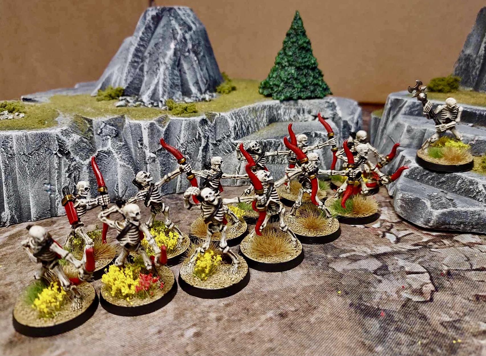 Skeleton archers
