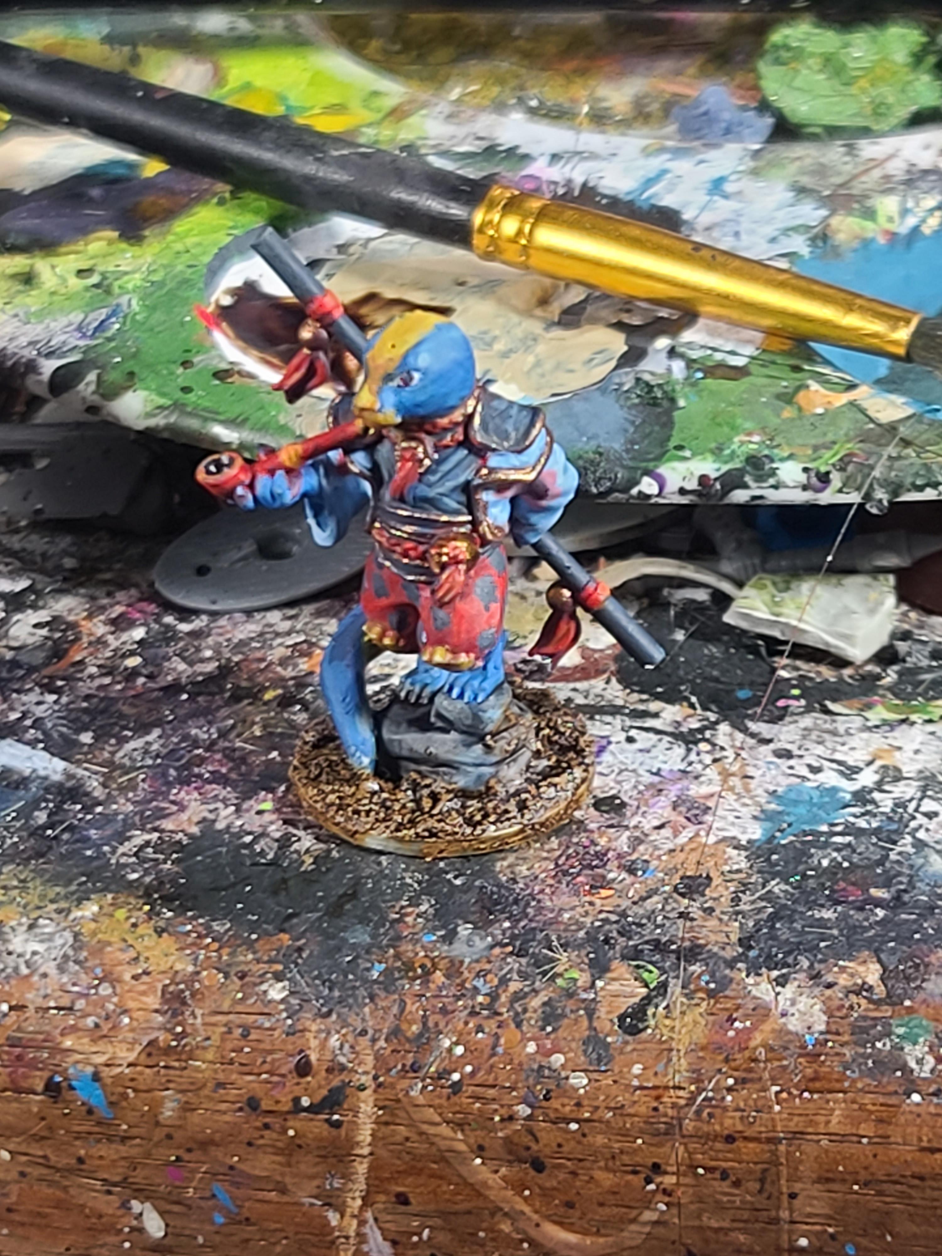 3d Print, Furry, Lizard, Mgs Miniatures, Monk, Otter, Velrock