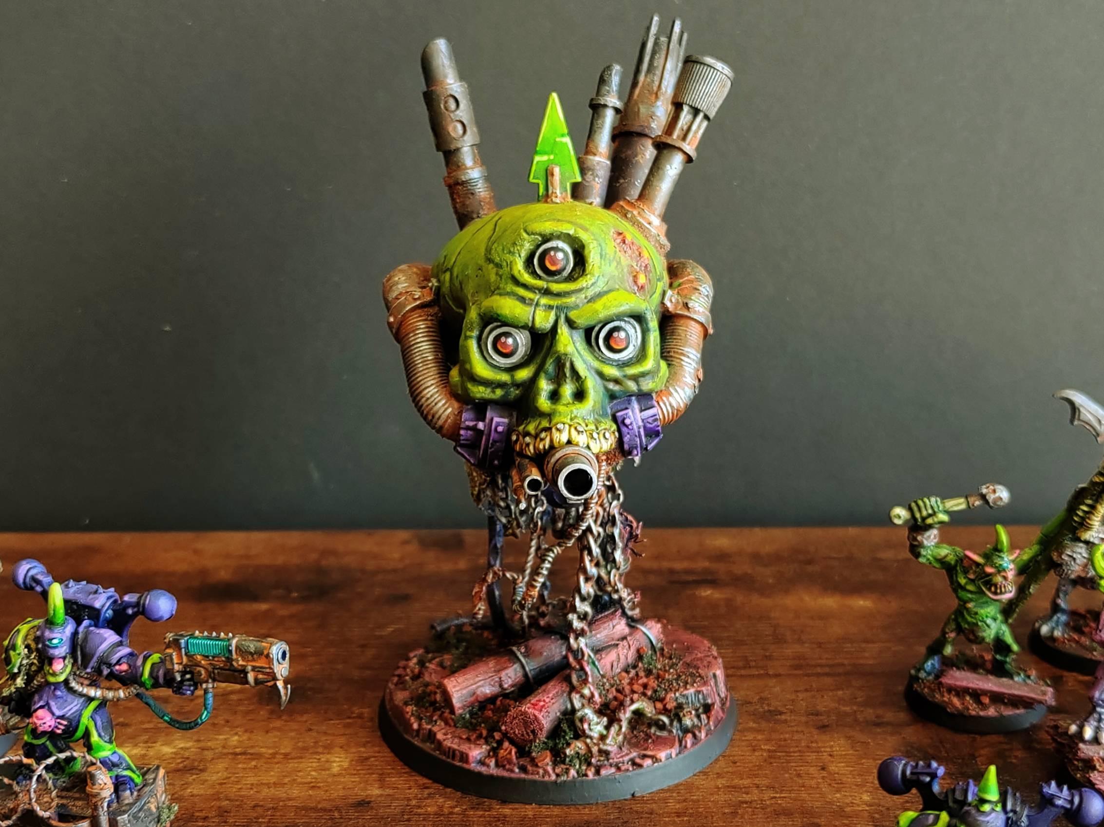 Death Guard, Foetid Bloat-drone, Nurgle, Plague Marines, Scratch Build