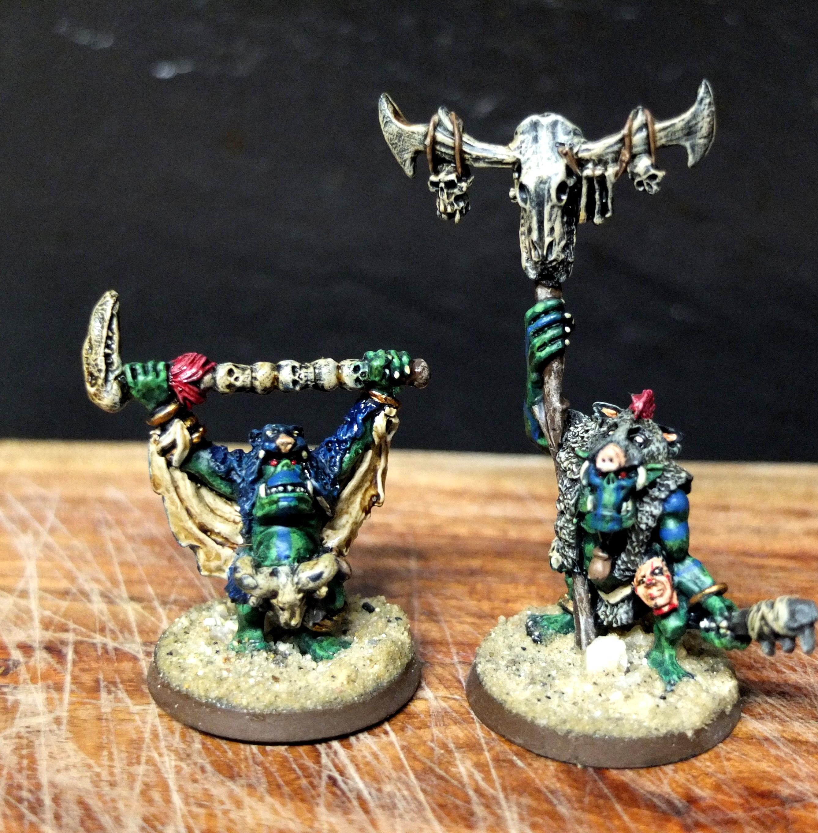 Banner, Nob, Orks, Savage Orks, Shaman, Snakebites, Weirdboy