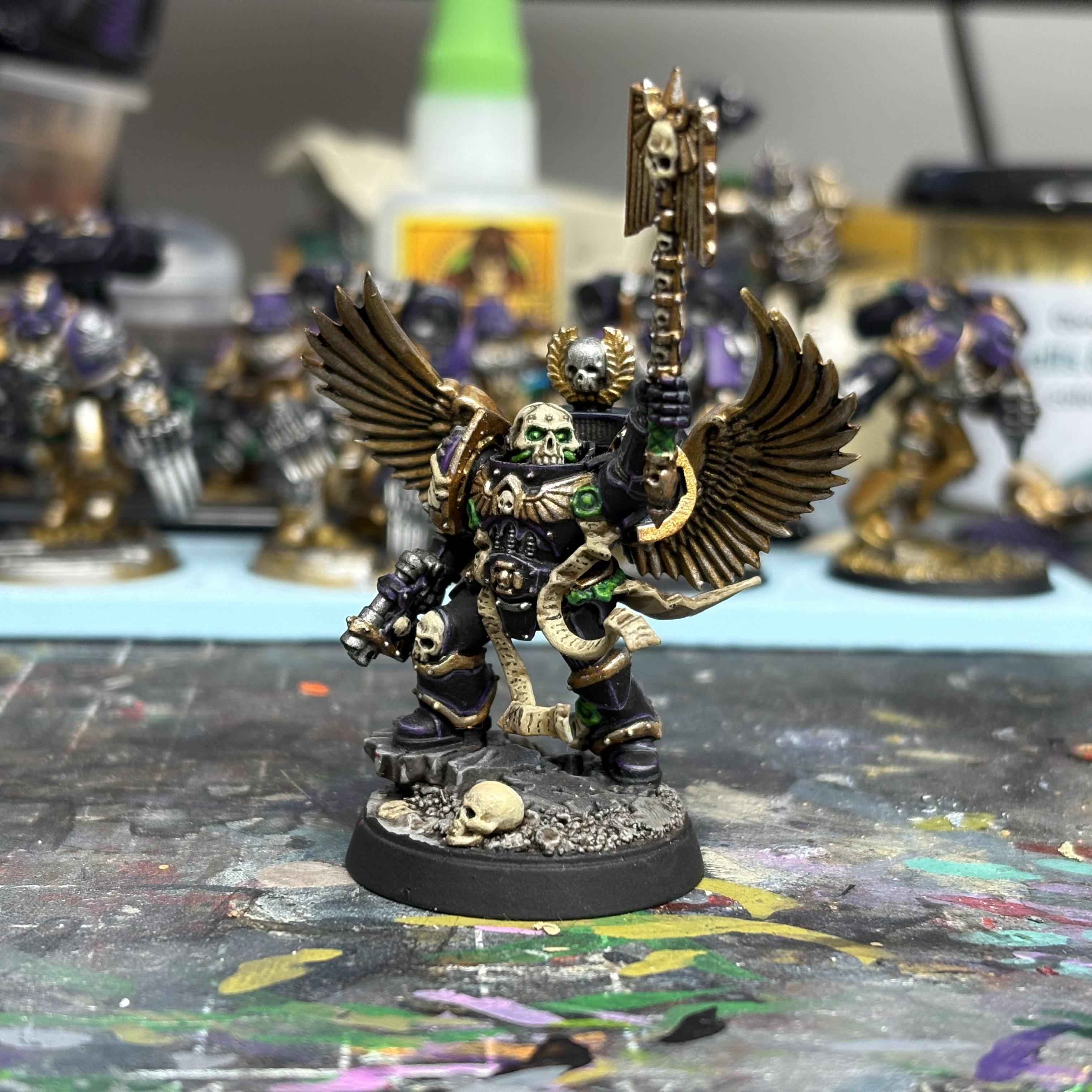 Chaplain, Firstborn, Space Marines, Void Panthers, Warhammer 40,000