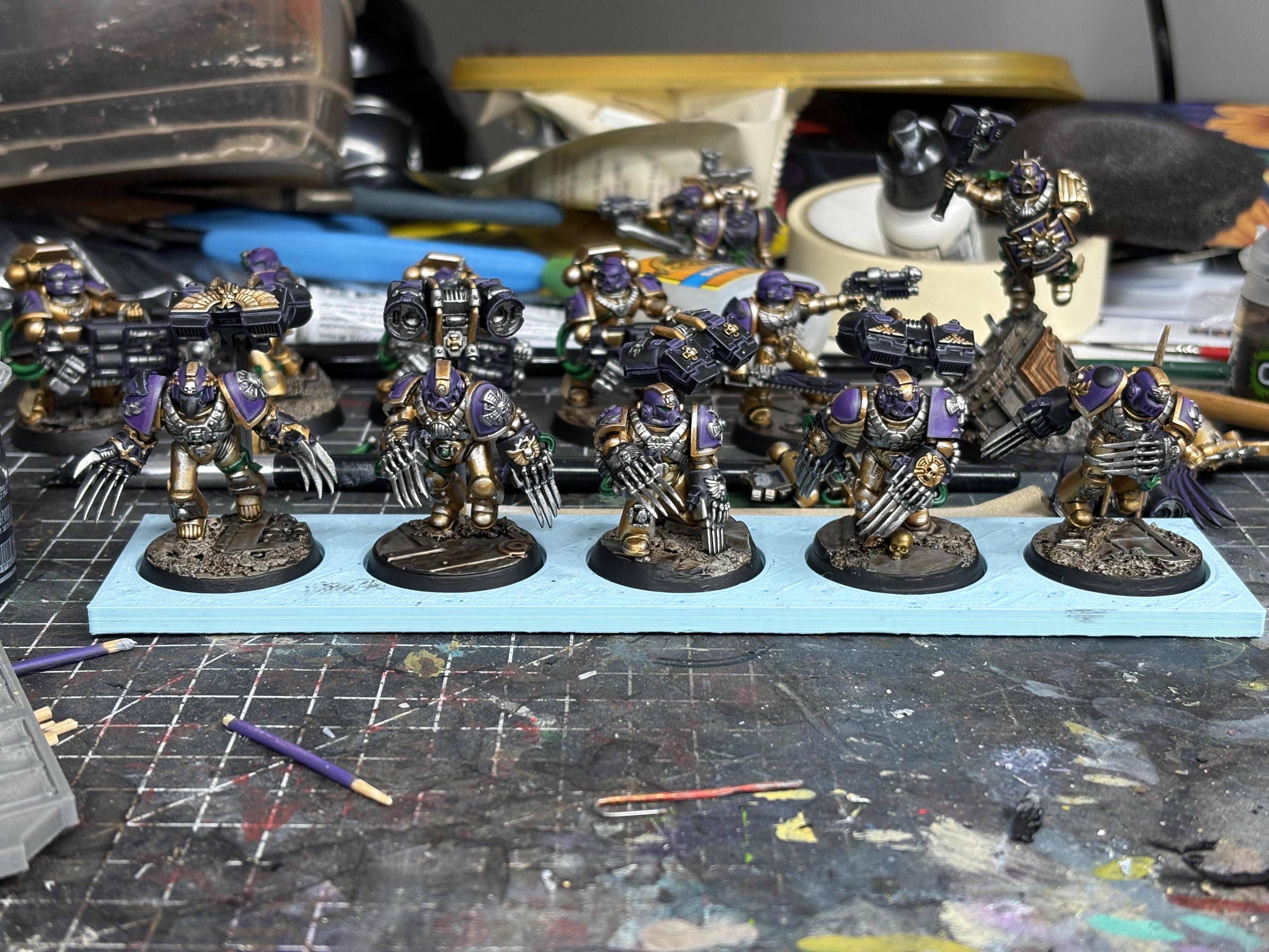 Captain, Devastators, Gravcannons, Jump Pack, Smash Captain, Space Marines, Vanguard Veterans, Void Panthers, Warhammer 40,000, Work In Progress