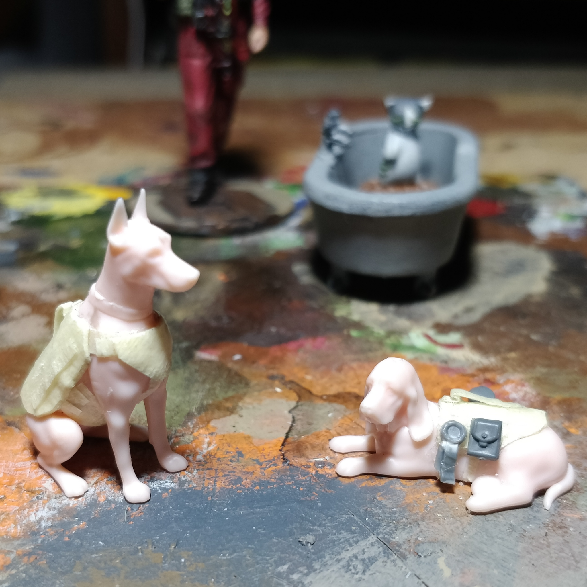 1/35, 54mm, Dog, Guard, Imperial, Inquisitor