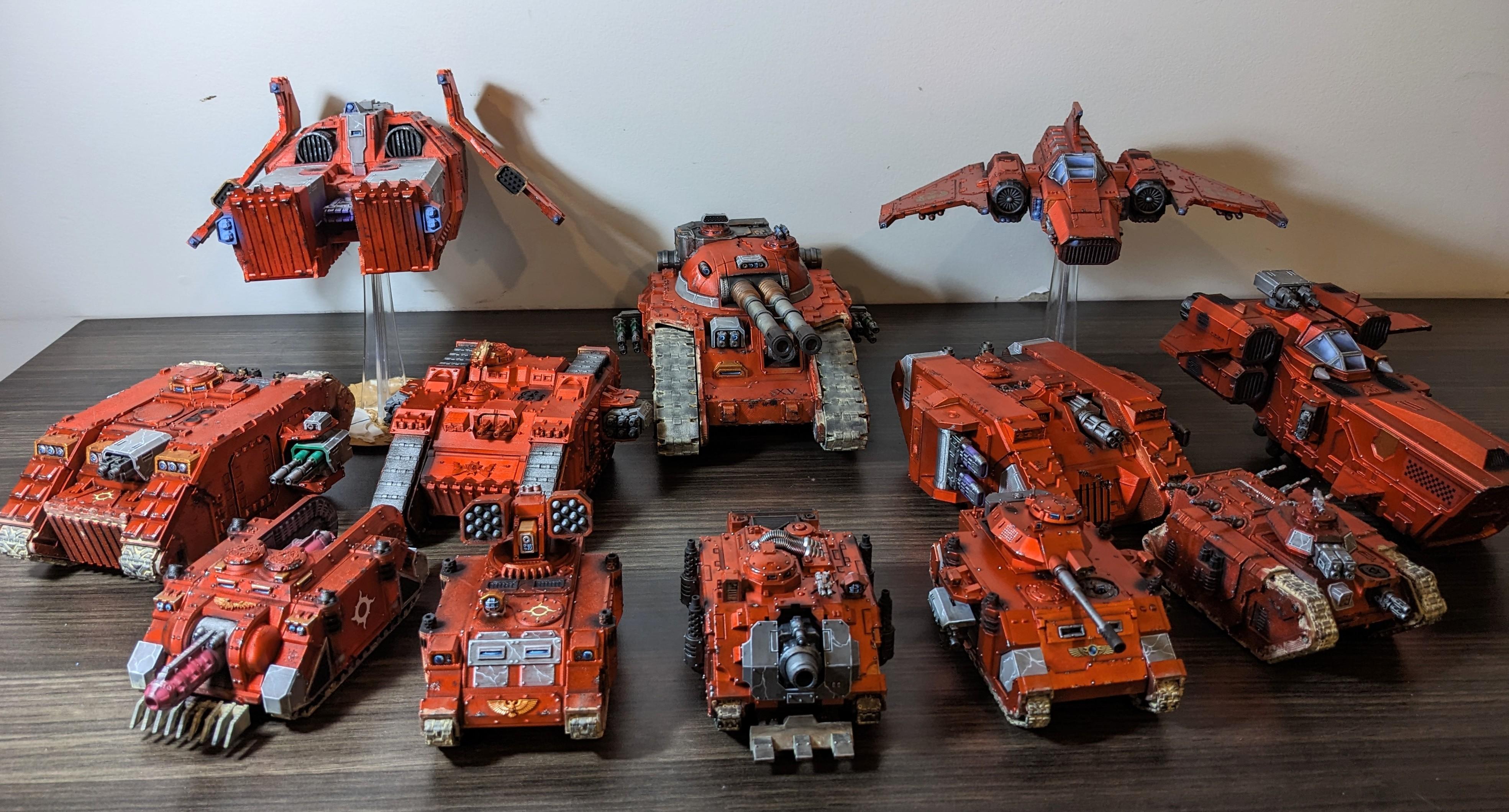 Conversion, Fliers, Land Raider, Pre Heresy, Predator, Thousand Sons, Vehicle, Vindicator