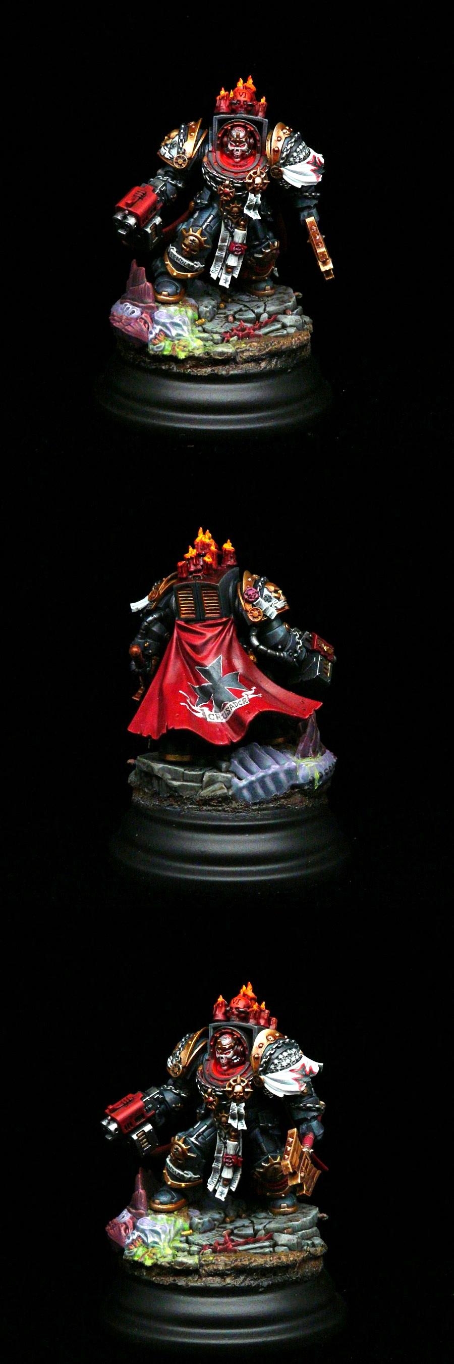 Adeptus Astartes, Black Templars, Faith Keeper, Space Marines, Terminator Armor