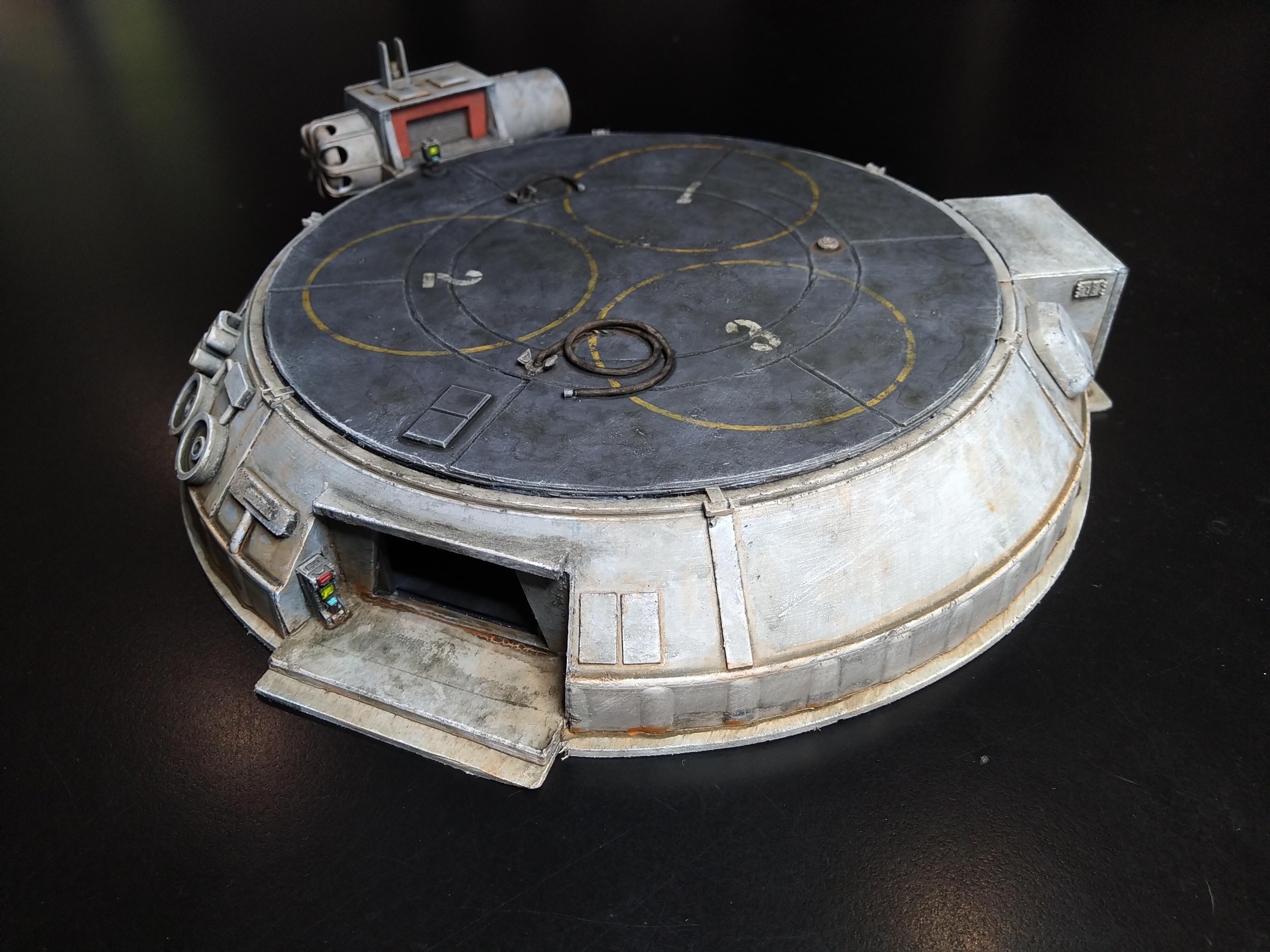 Custom, Landing Pad, Legions Imperialis, Scratch Build, Terrain