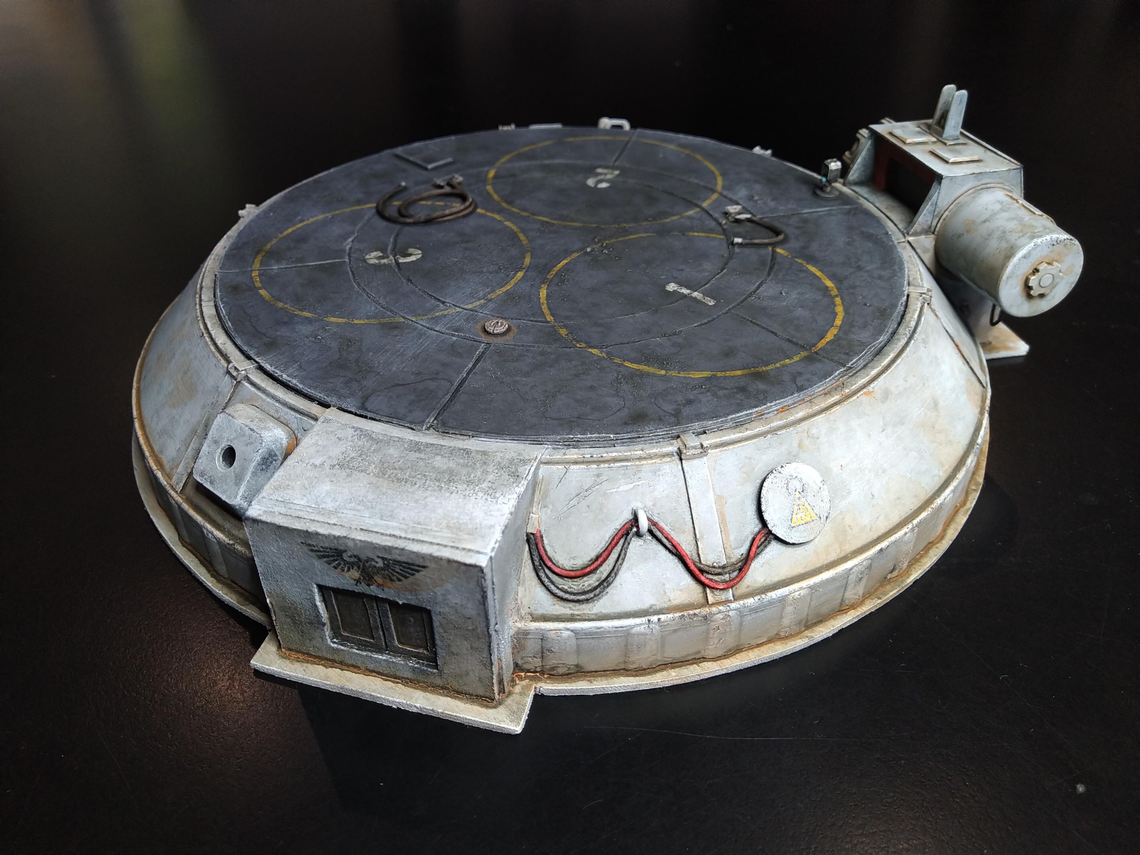 Custom, Landing Pad, Legions Imperialis, Scratch Build, Terrain
