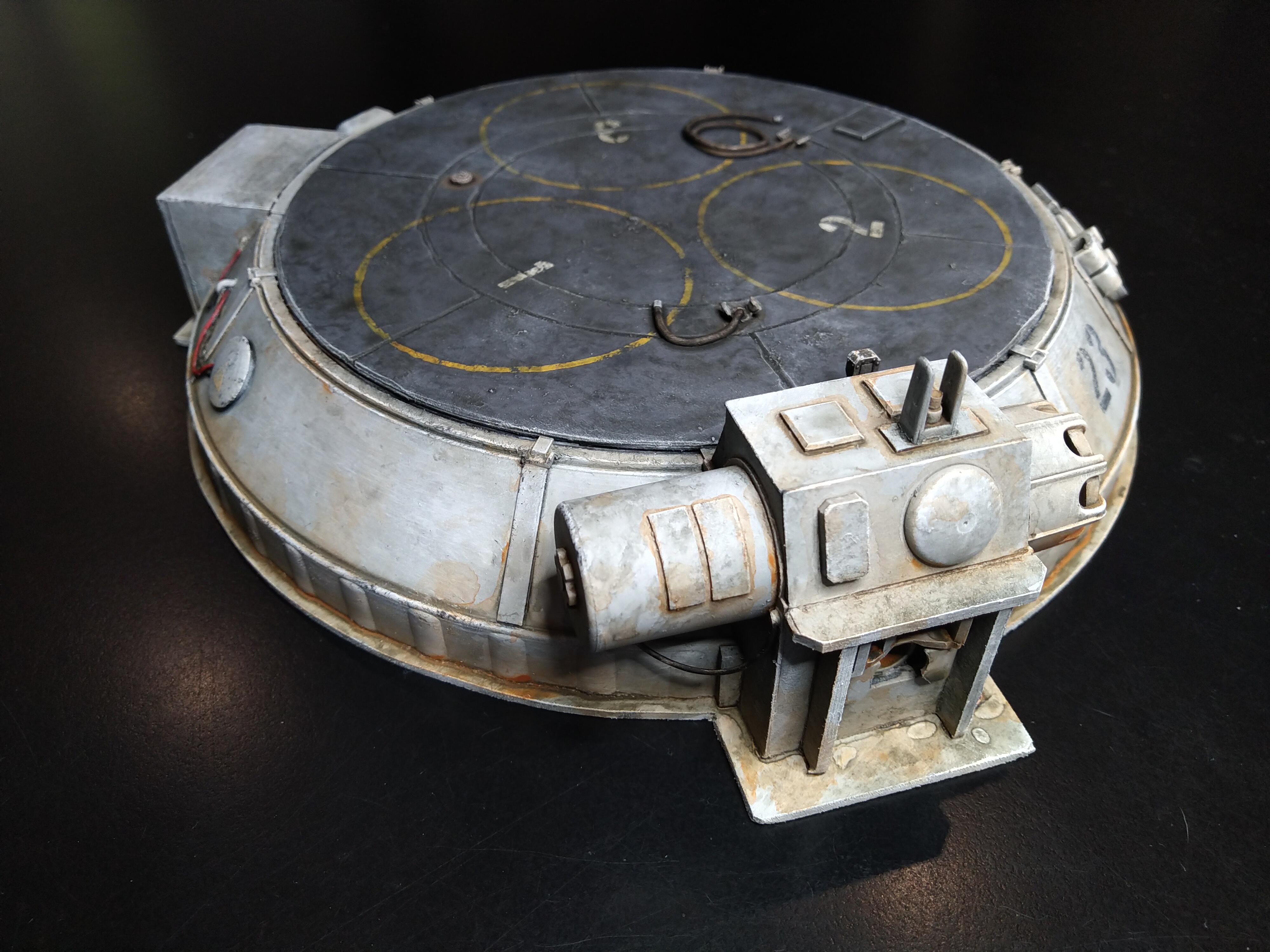 Custom, Landing Pad, Legions Imperialis, Scratch Build, Terrain