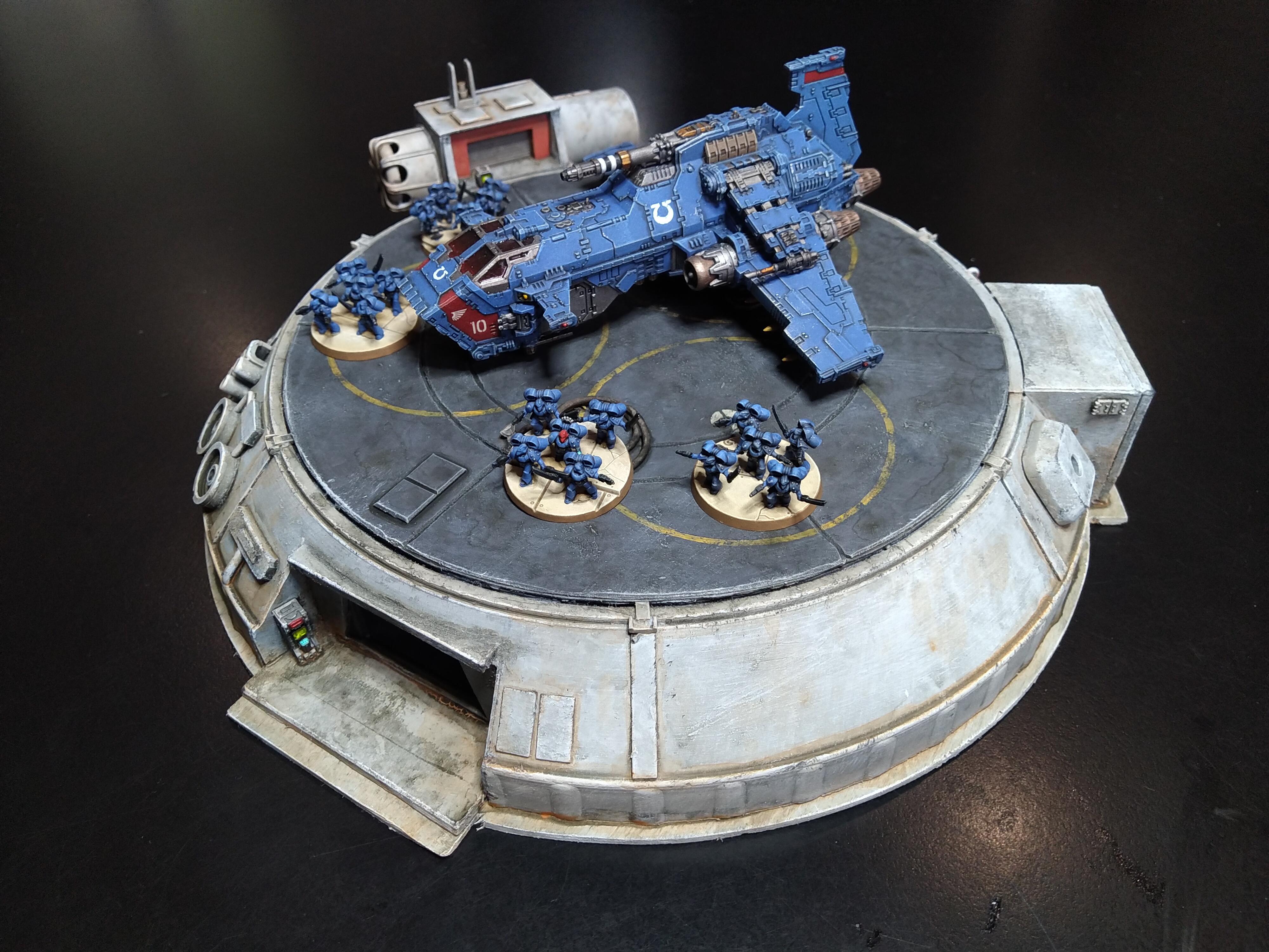6mm, Custom, Epic, Landing Pad, Legions Imperialis, Scratch Build, Terrain