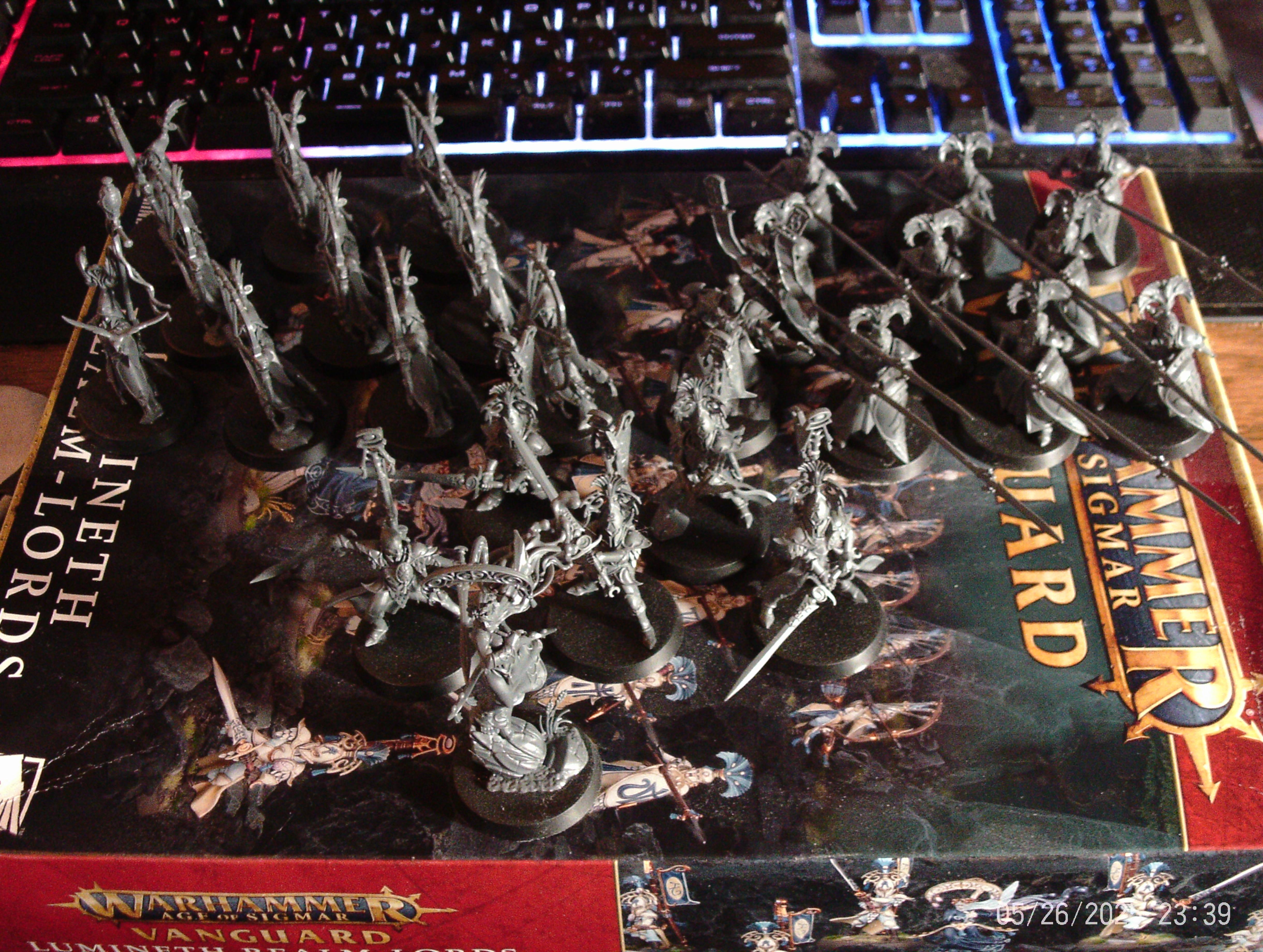 Lumineth Spearhead assembled