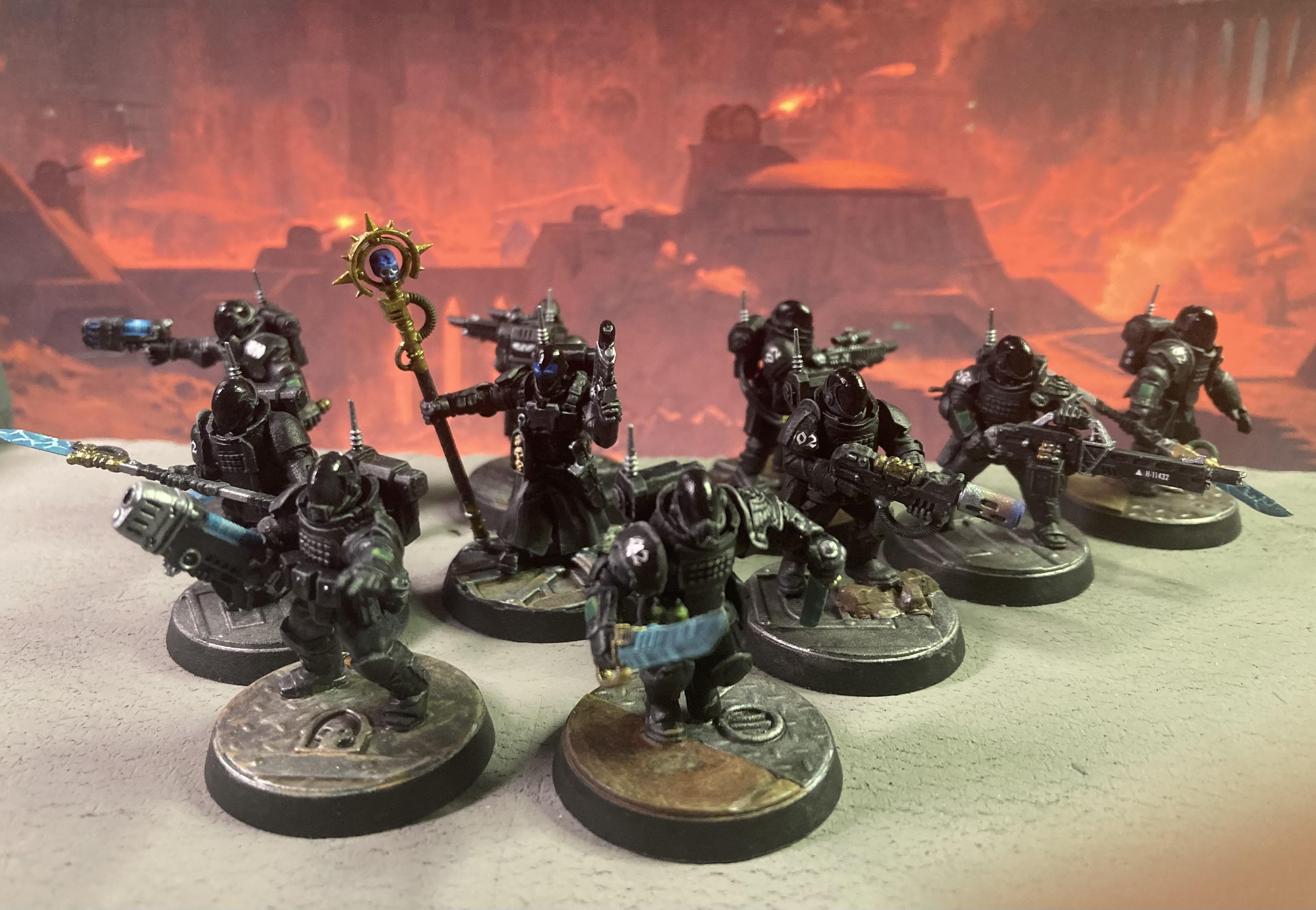 Lucifer Blacks Kill Team Alpha Epsilon, 1st Company, 2nd Terran Division