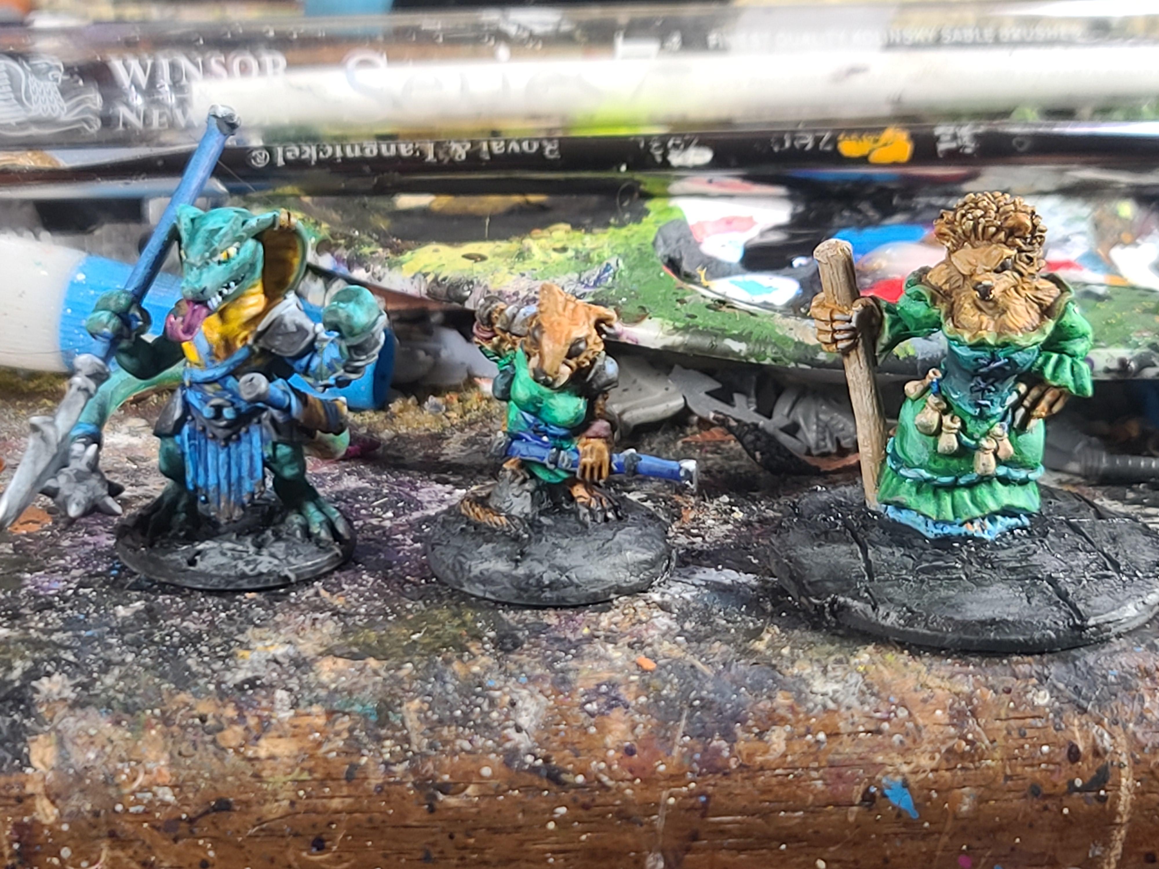 Animal Adventurers, Burrows&amp;badgers, Cobra, Dormouse, Dungeons And Dragons, Hedgehog, Mgs Miniatures, Oathsworn Miniatures, Snake, Velrock