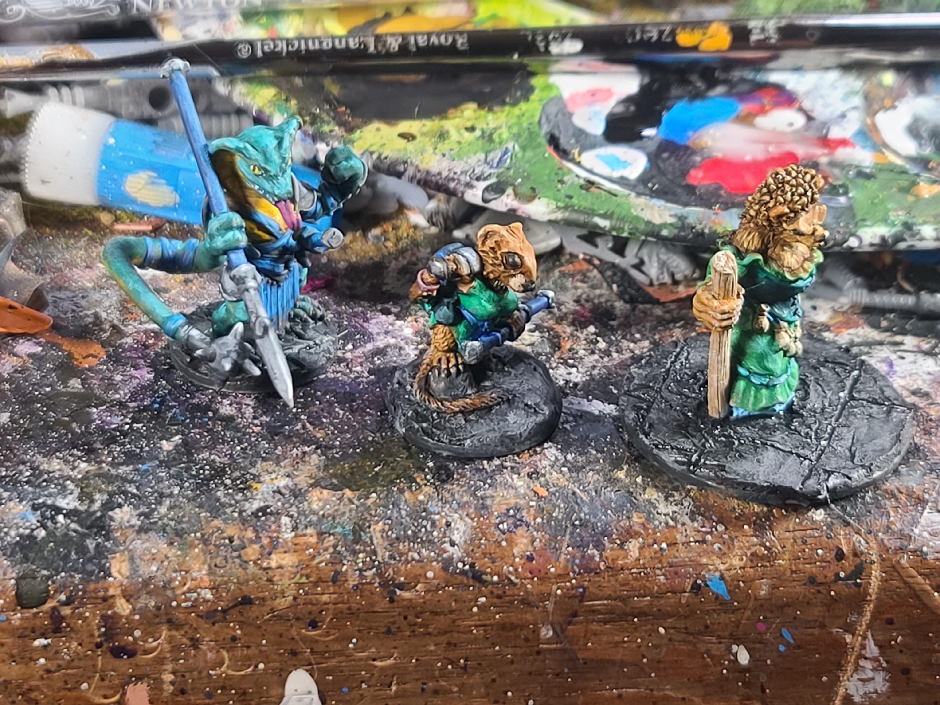 Animal Adventurers, Burrows&amp;badgers, Cobra, Dormouse, Dungeons And Dragons, Hedgehog, Mgs Miniatures, Oathsworn Miniatures, Snake, Velrock