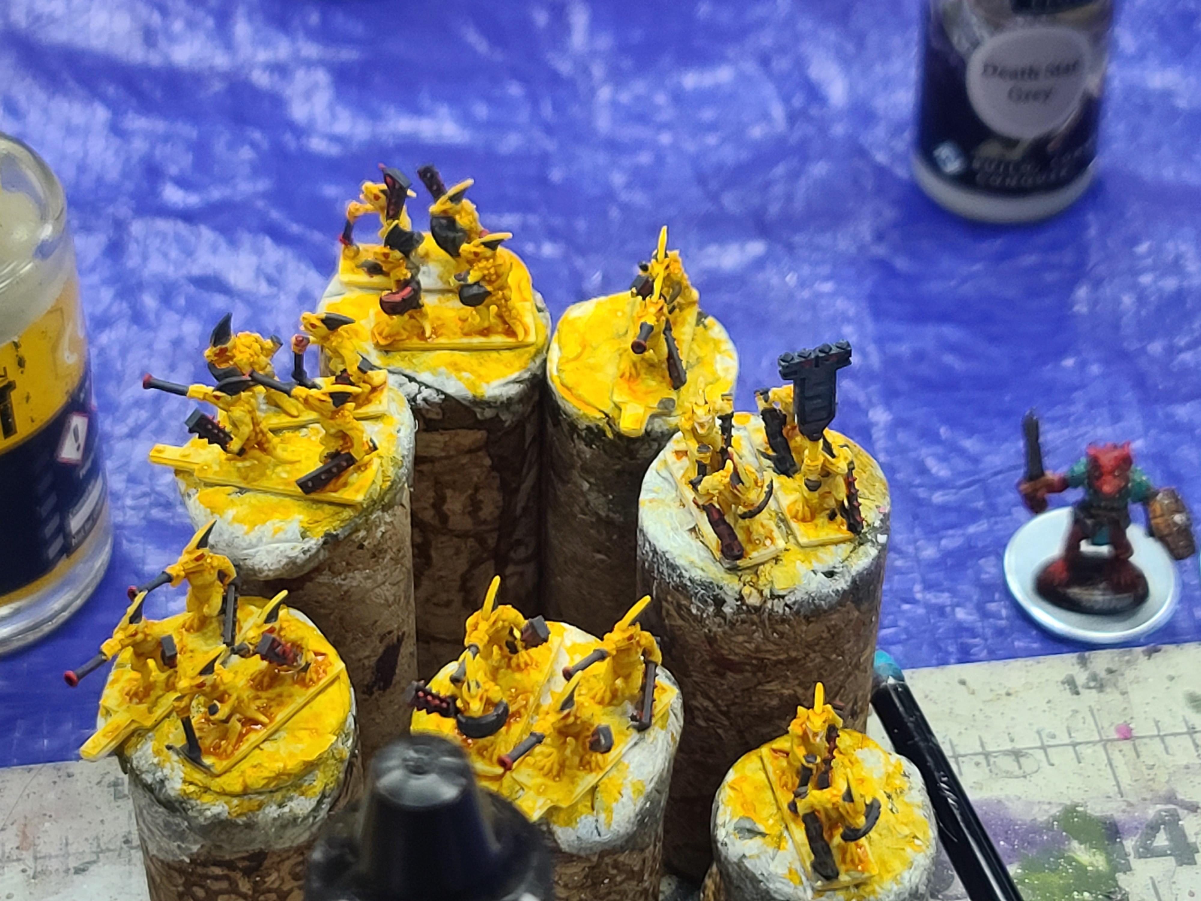 10mm, Forest Dragon Design, Lizardmen, Marvelous Minipaints, Skinks, Warmaster