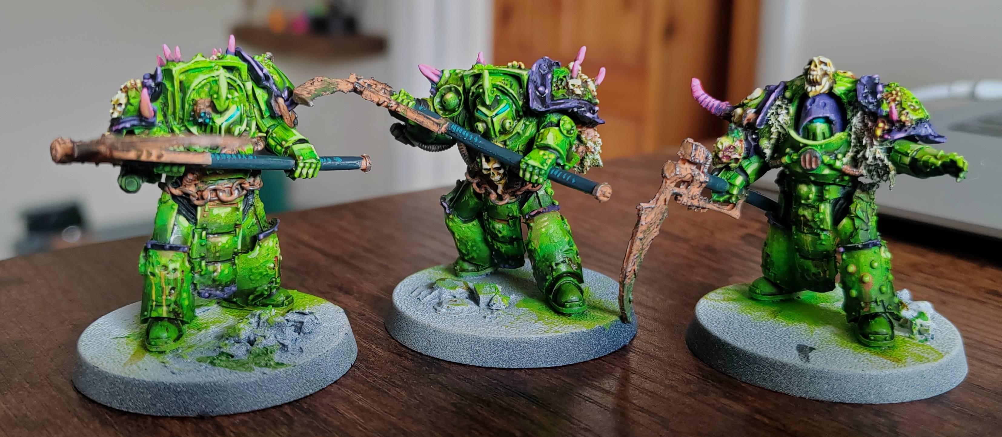 Painted Deathshroud Terminators 