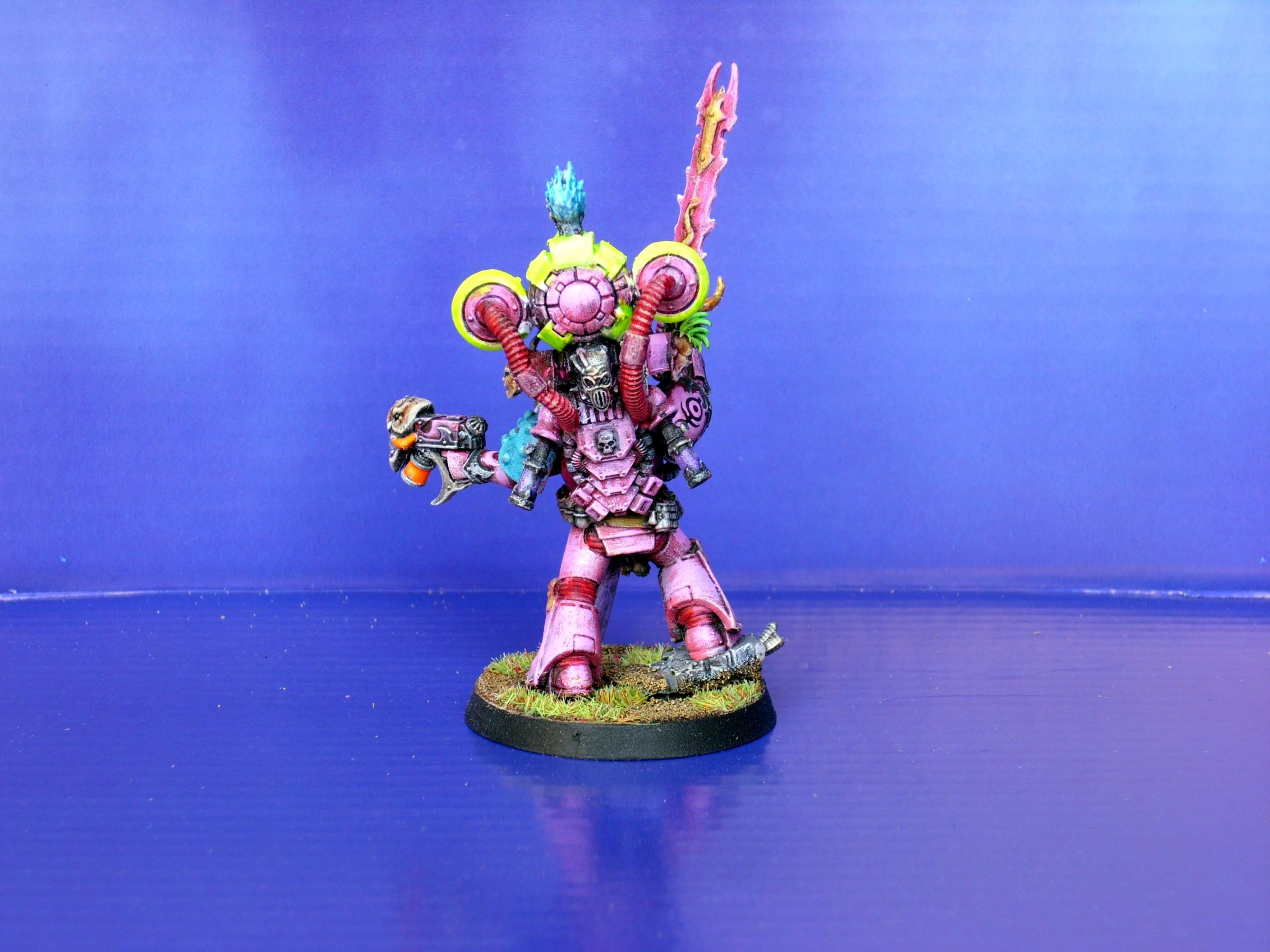Chaos Lord, Chaos Space Marines, Conversion, Emperor's Children, Heretic Astartes, Lord Kakophonist, Slaanesh, Warhammer 40,000