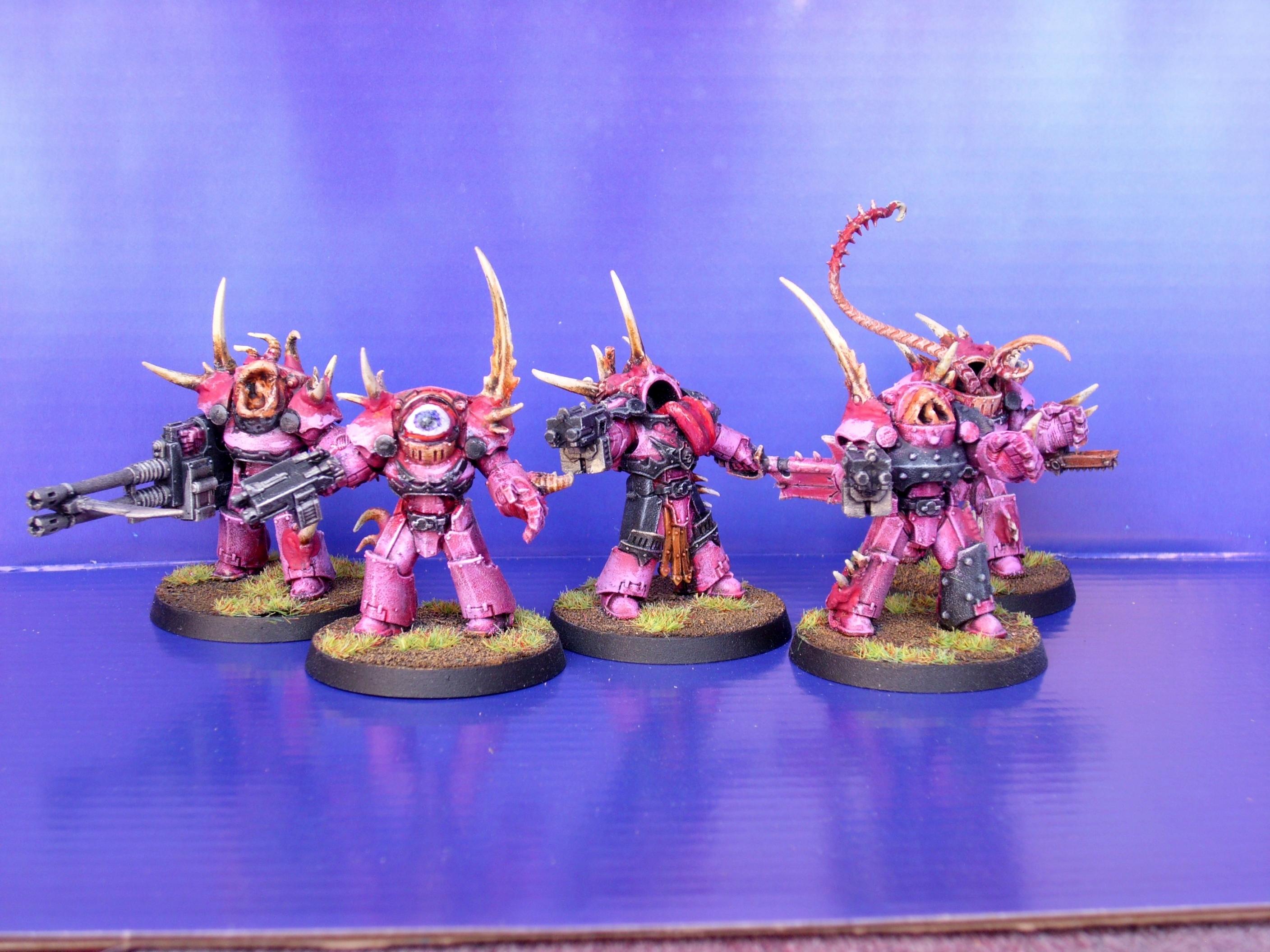 Chaos Space Marines, Chaos Terminators, Conversion, Emperor's Children, Heretic Astartes, Mutant, Slaanesh, Tartaros Terminators, Warhammer 40,000