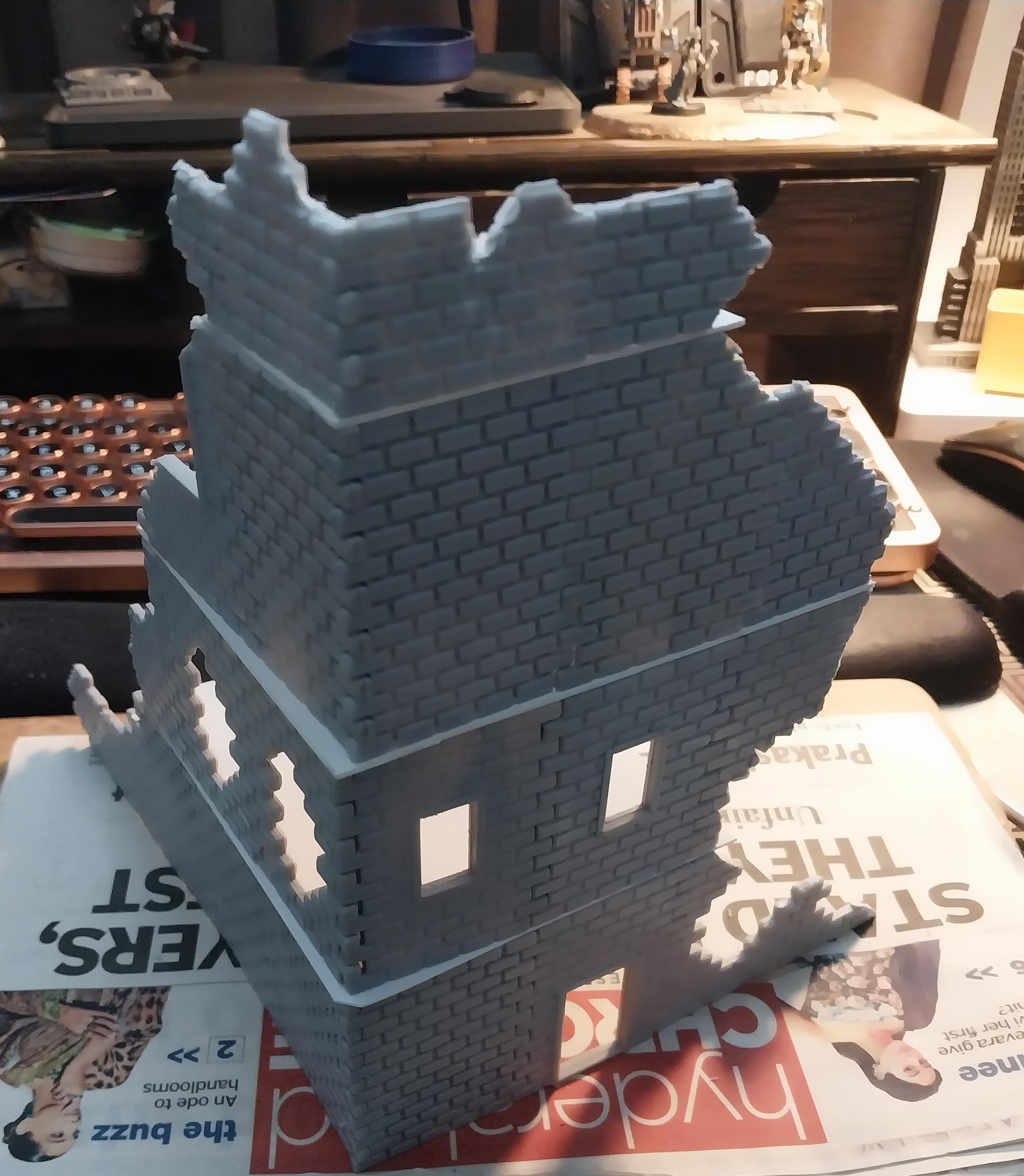 Brick Wall, Proxie Models, Ruins, Slum, Terrain