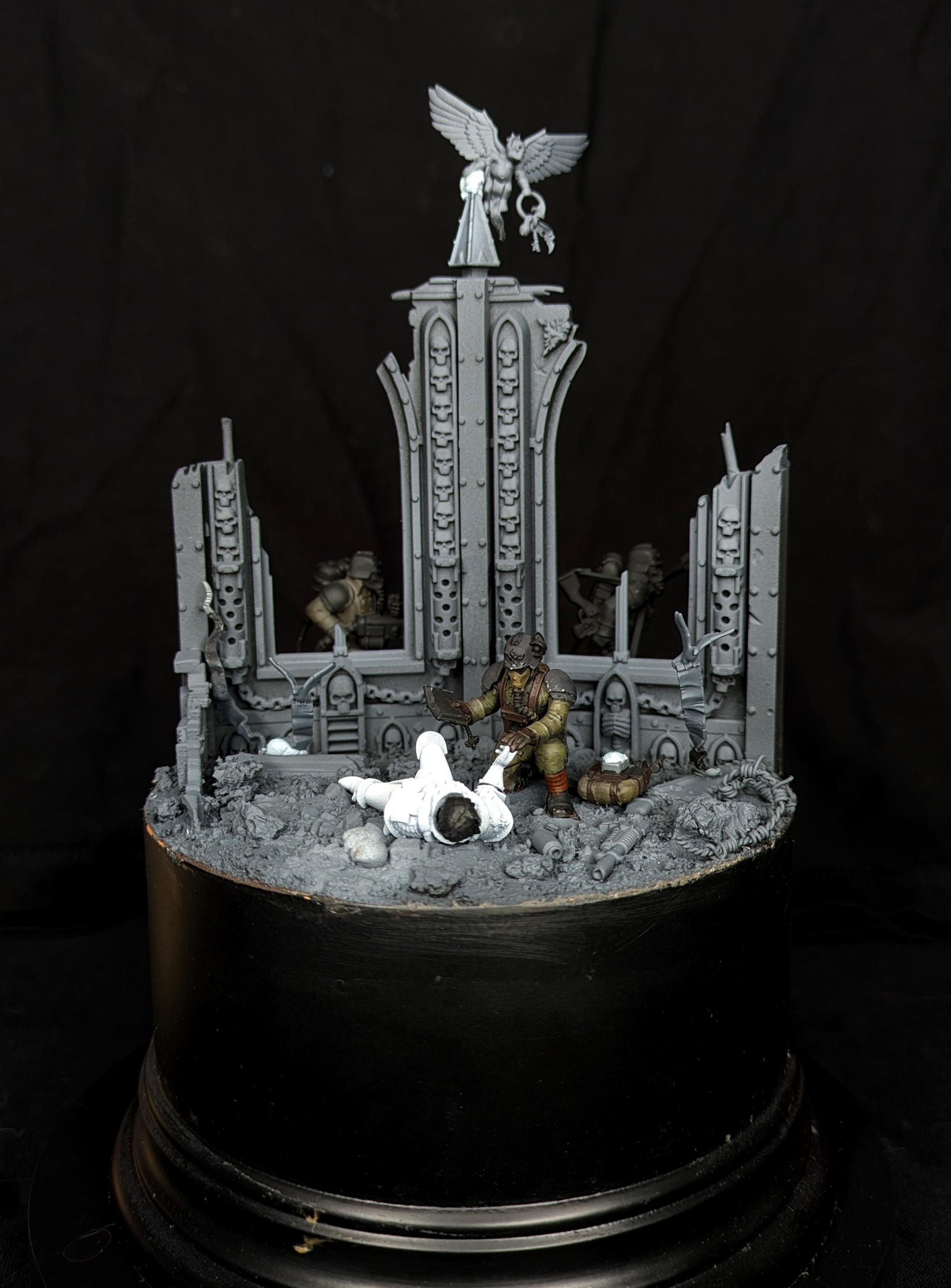 Adepta Sororitas, Death Korps of Krieg, Diorama, Sisters Of Battle, Work In Progress
