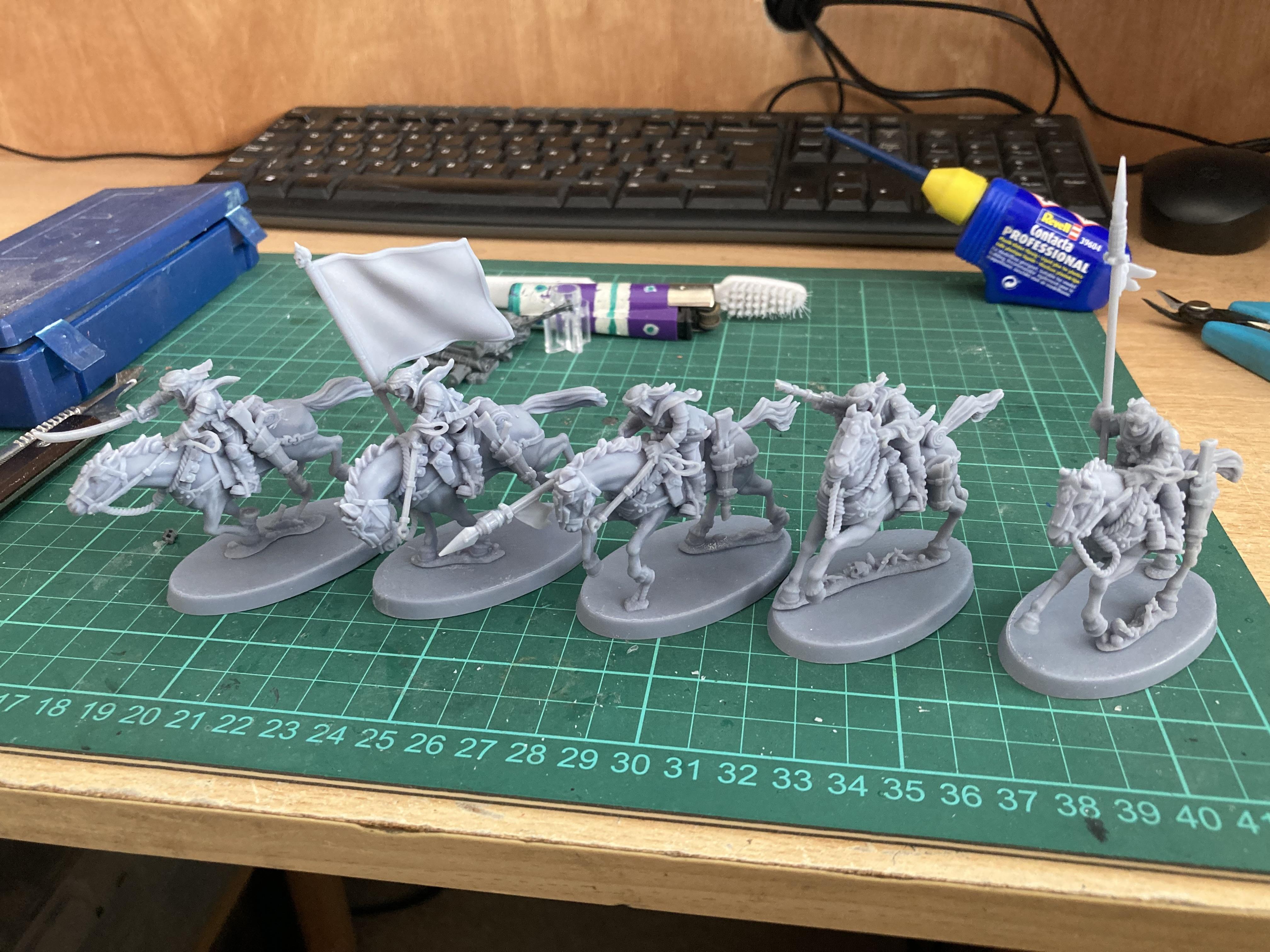 Desert Scorpions, Imperial Guard, Rough Riders, Victoria Miniatures, Work In Progress