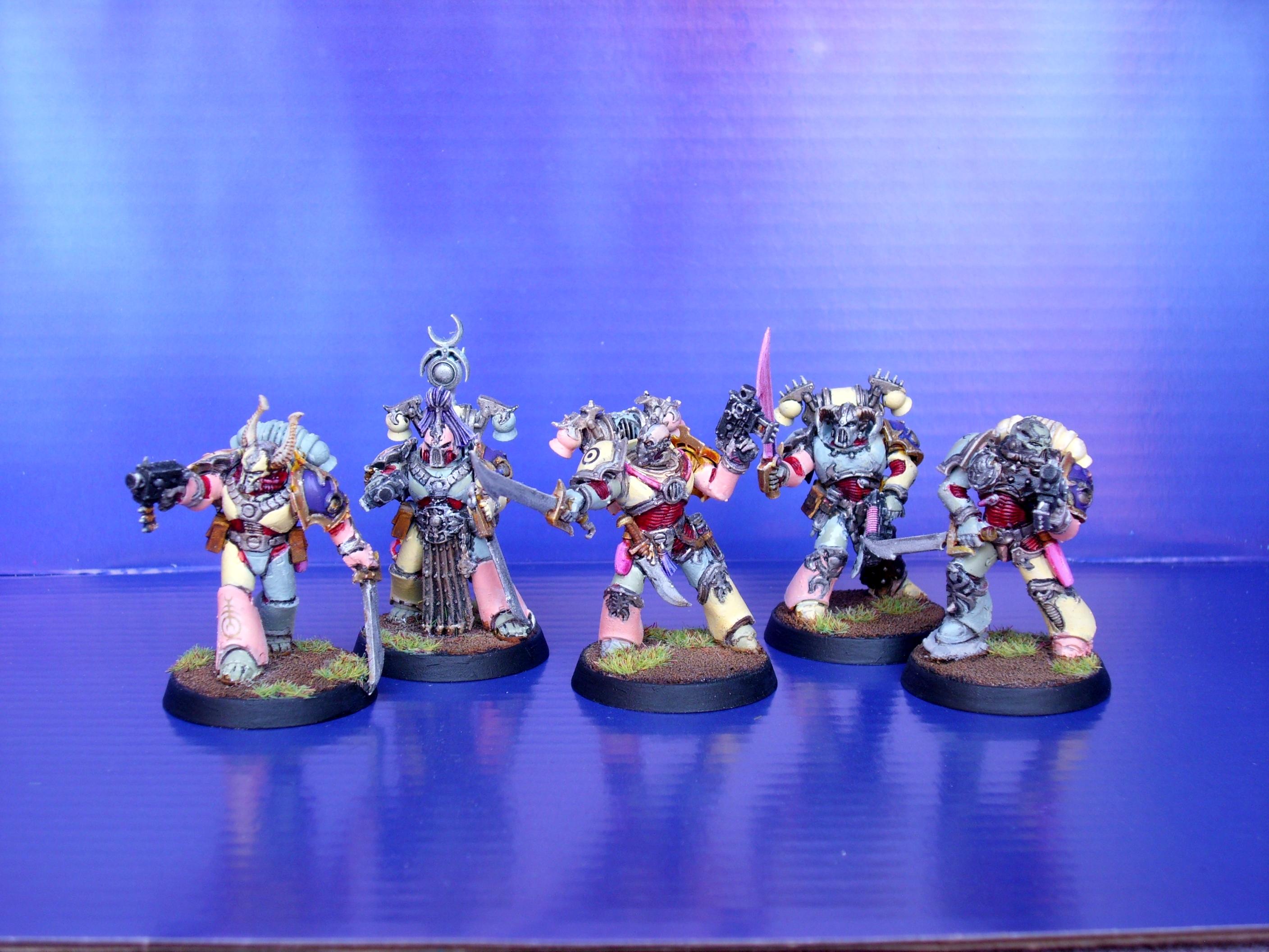 40k Heretic Astartes, Chaos Space Marines, Emperor's Children, Infractors, Slaanesh
