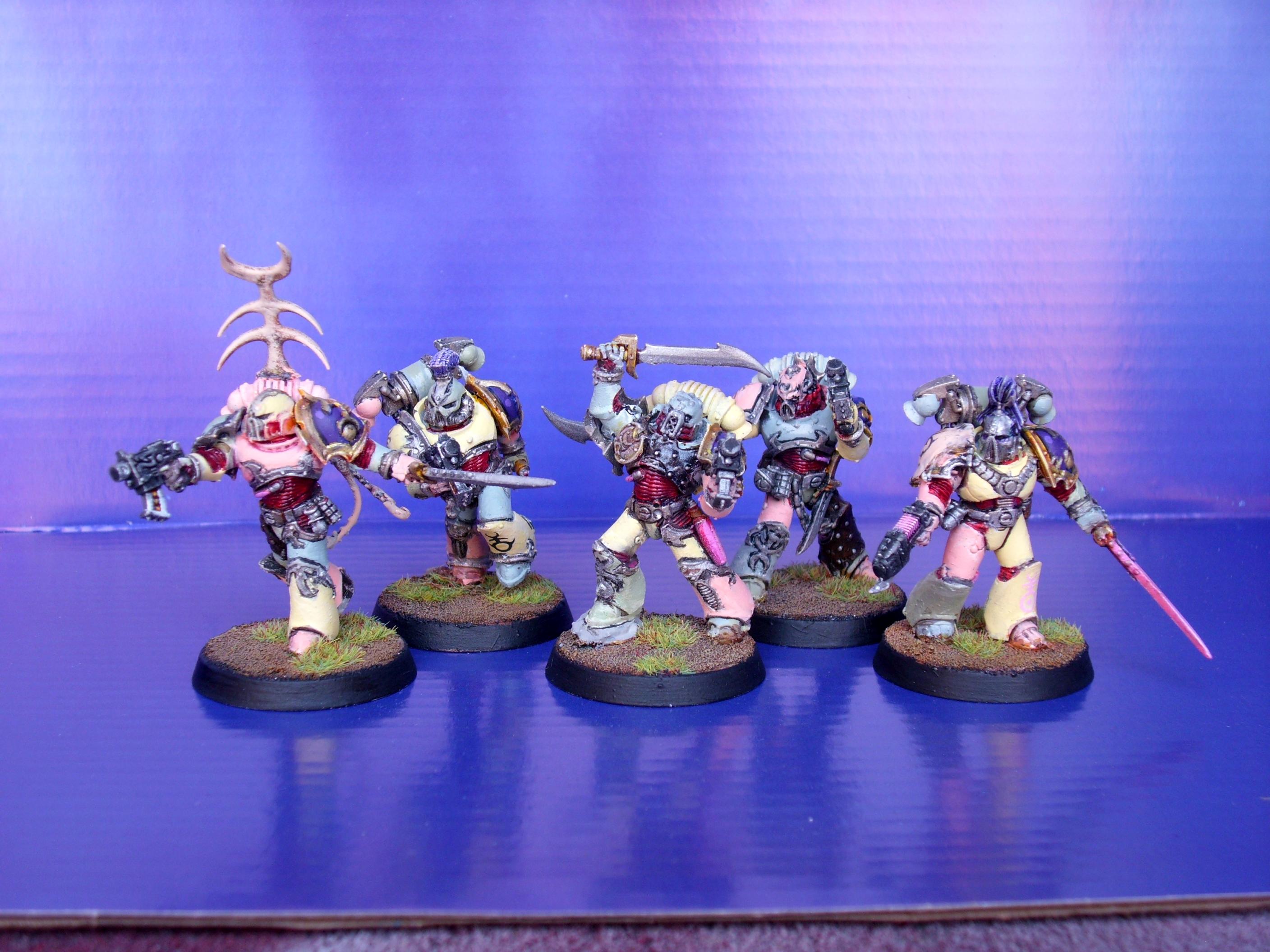 40k Heretic Astartes, Chaos Space Marines, Emperor's Children, Infractors, Slaanesh